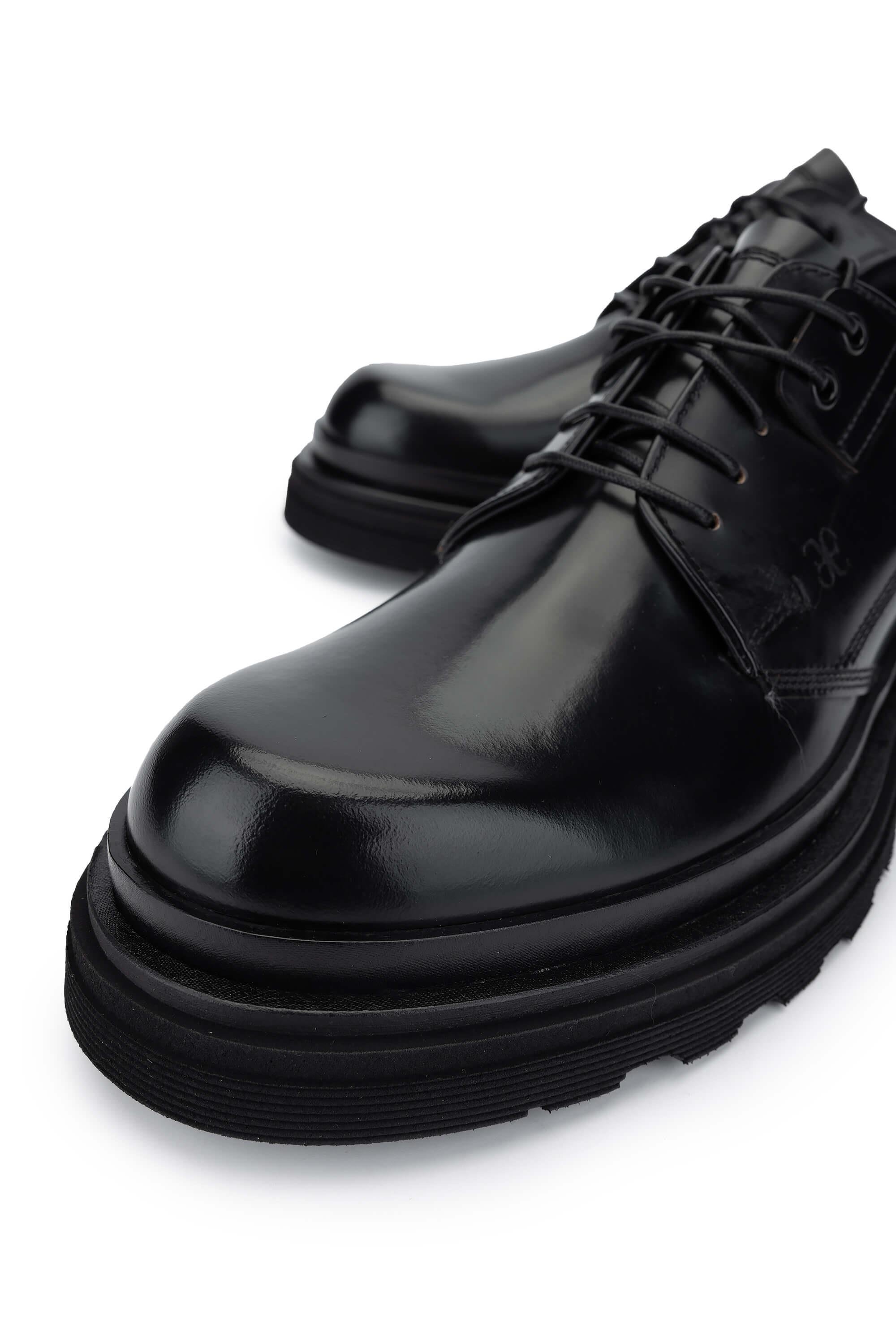 Fabi Erkek Hakiki Deri Siyah Klasik Ayakkabı