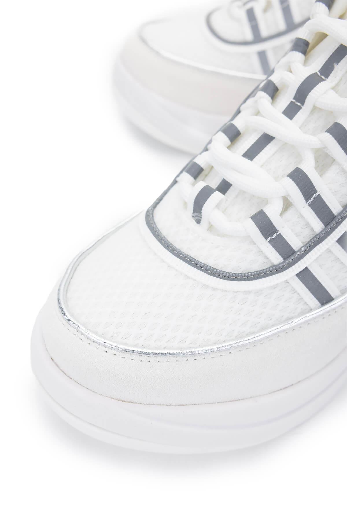 Fornarina Kadın Deri & Tekstil Beyaz Sneakers & Spor Ayakkabı