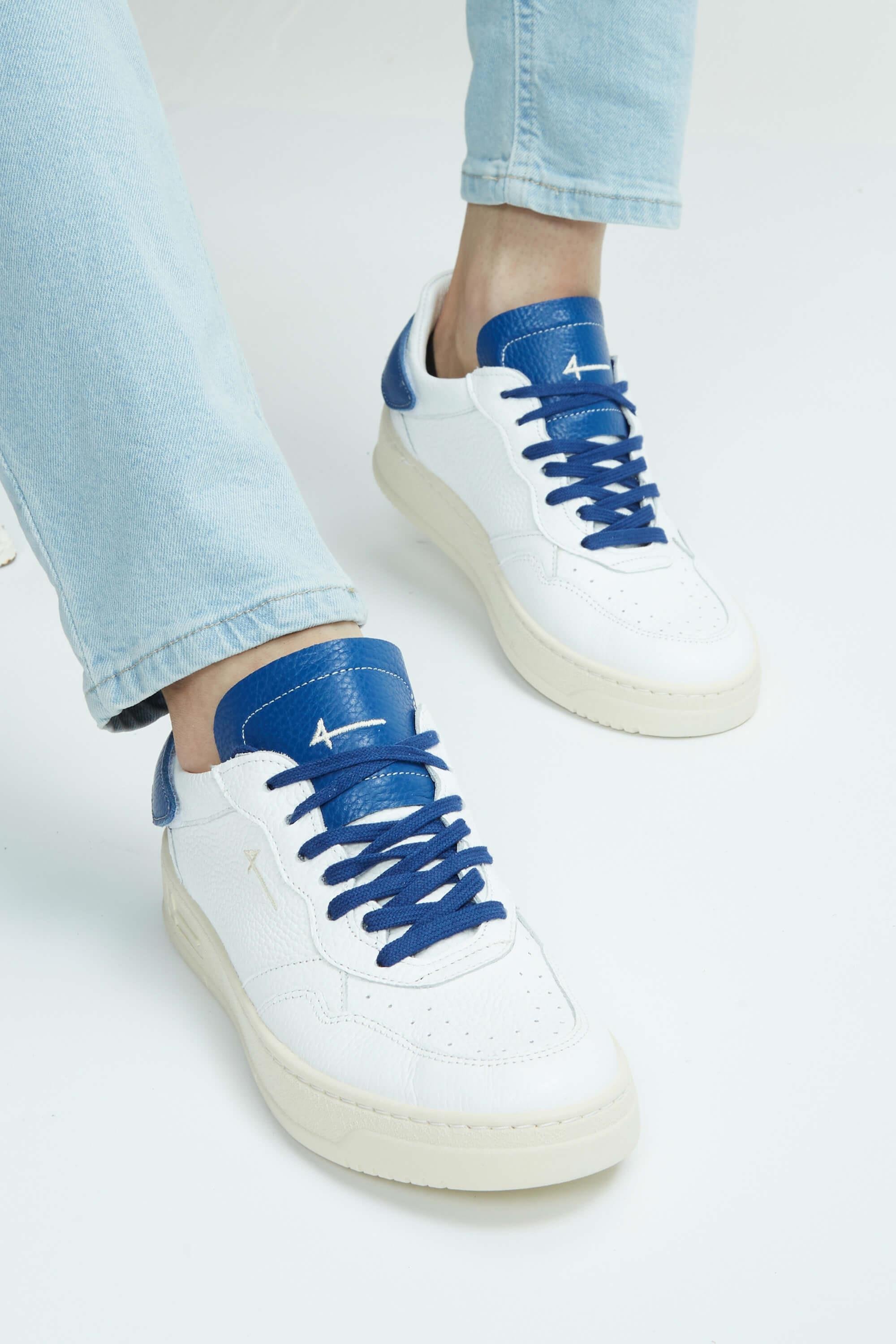 Fourline Erkek Hakiki Deri Mavi Sneakers & Spor Ayakkabı