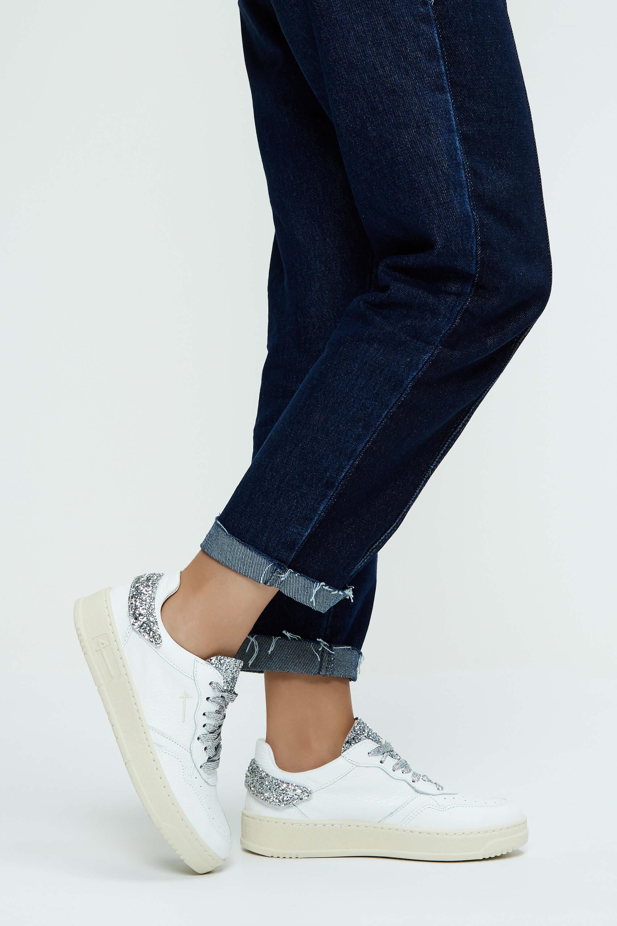 Fourline Kadın Hakiki Deri Beyaz/Gri Sneakers & Spor Ayakkabı