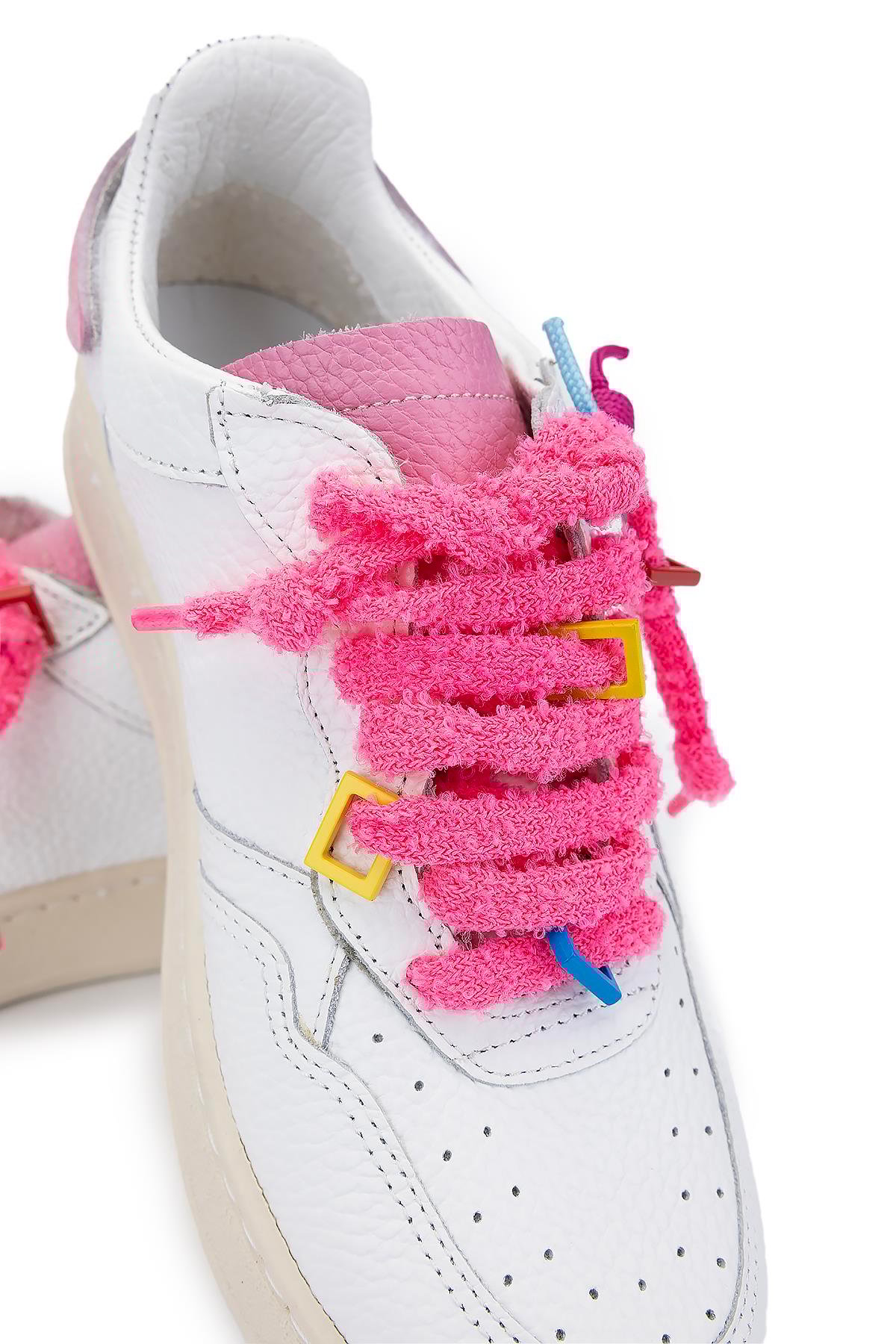 Fourline Kadın Hakiki Deri Beyaz/Pembe Sneakers & Spor Ayakkabı