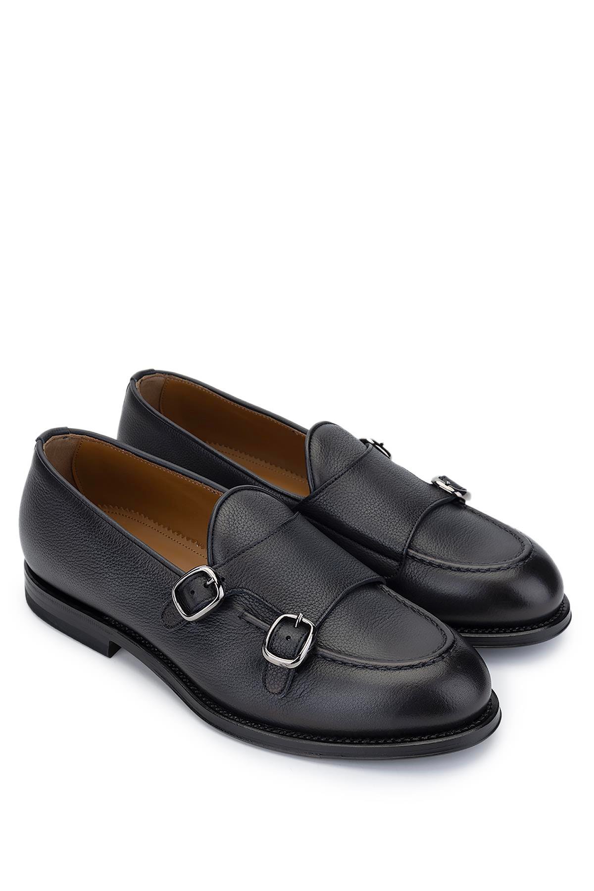 Franceschetti Erkek Hakiki Deri Antrasit Loafer Ayakkabı