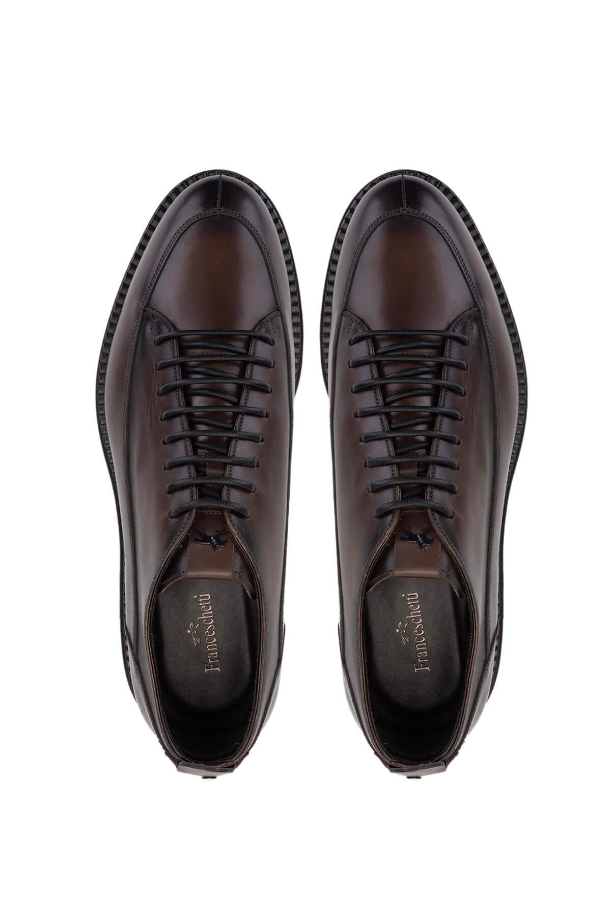Franceschetti Erkek Hakiki Deri Kahverengi Casual Ayakkabı