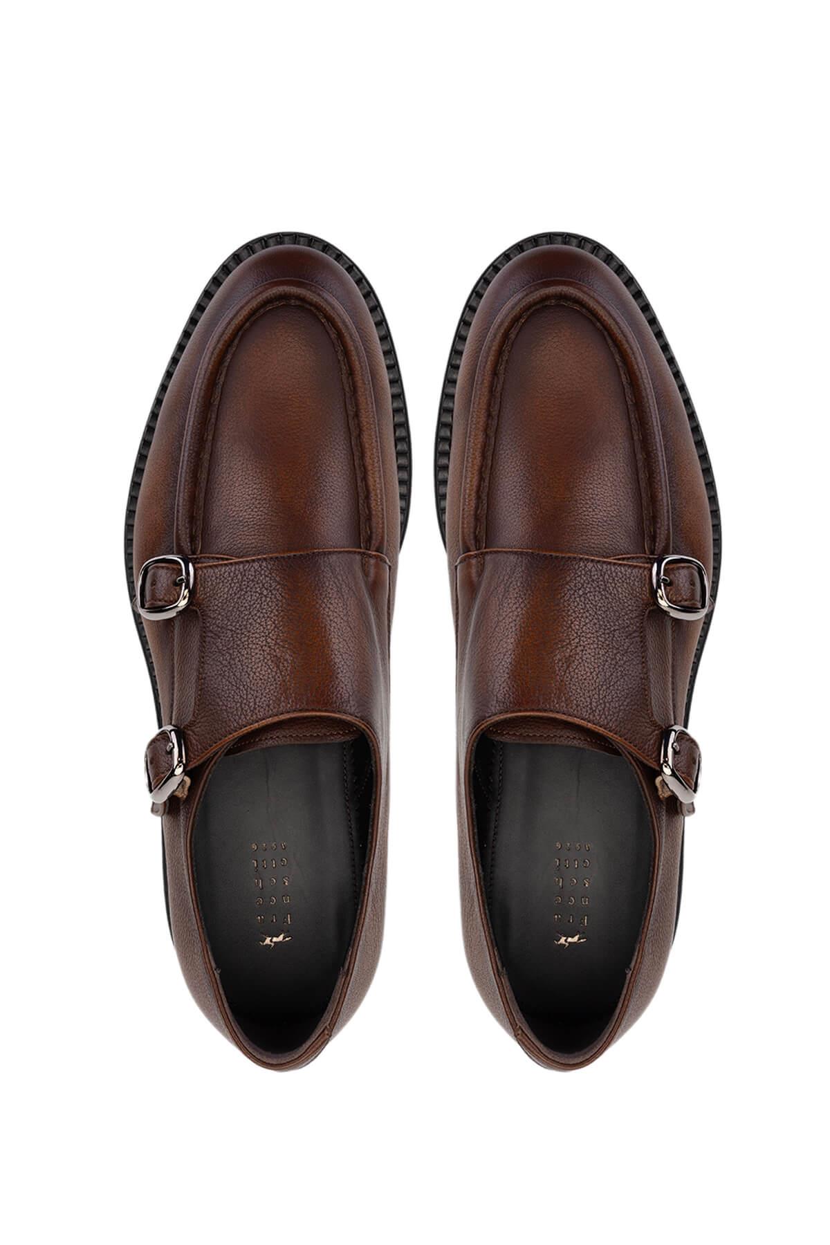 Franceschetti Erkek Hakiki Deri Kahverengi Casual Ayakkabı