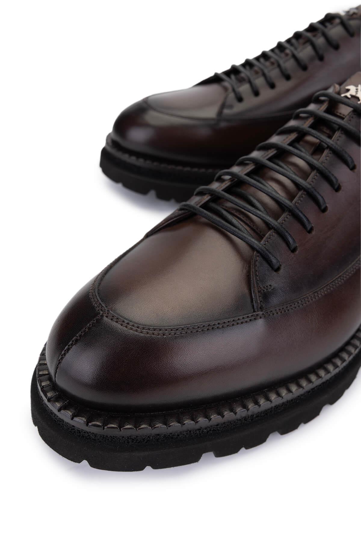 Franceschetti Erkek Hakiki Deri Kahverengi Casual Ayakkabı