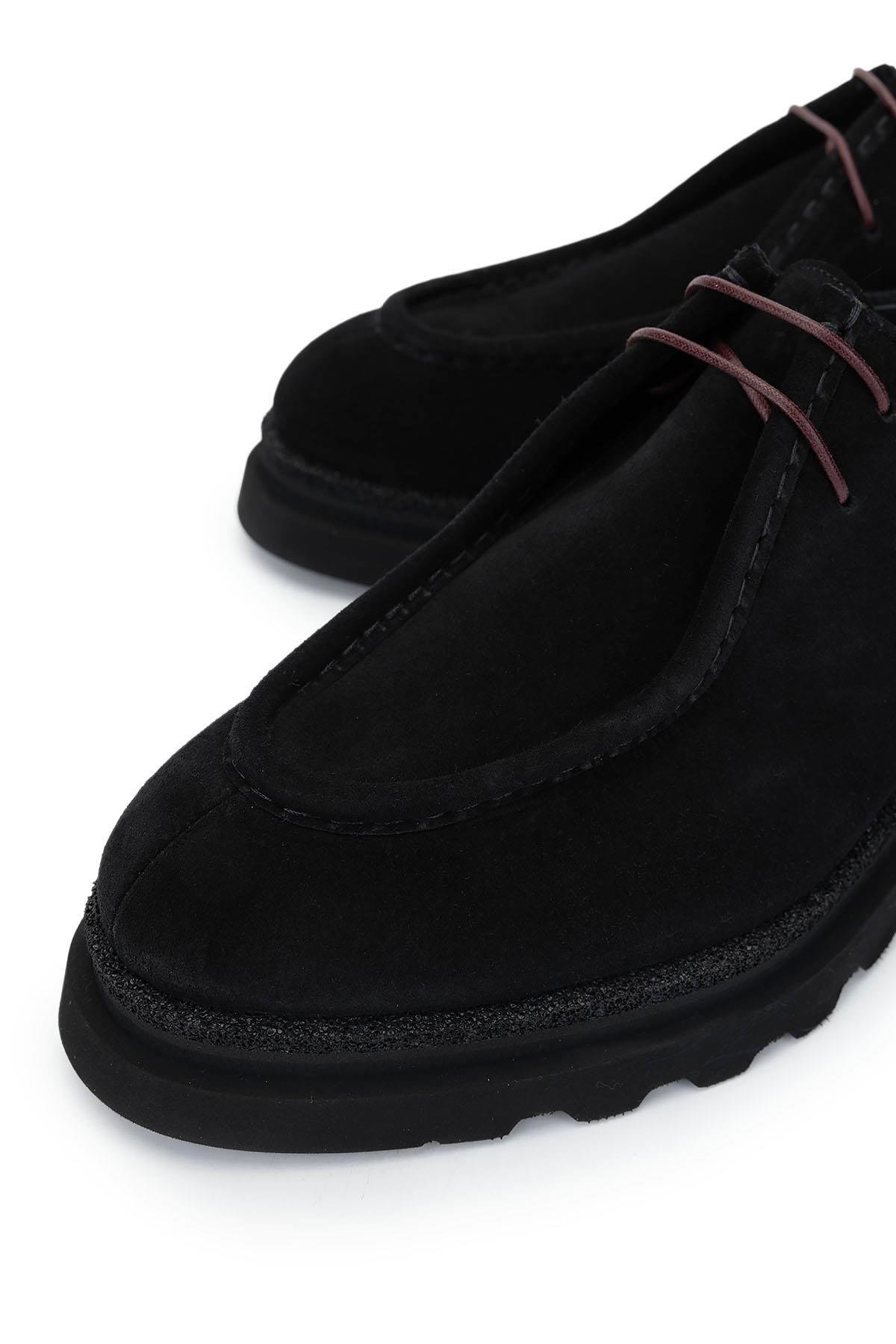 Franceschetti Erkek Hakiki Deri Siyah Casual Ayakkabı