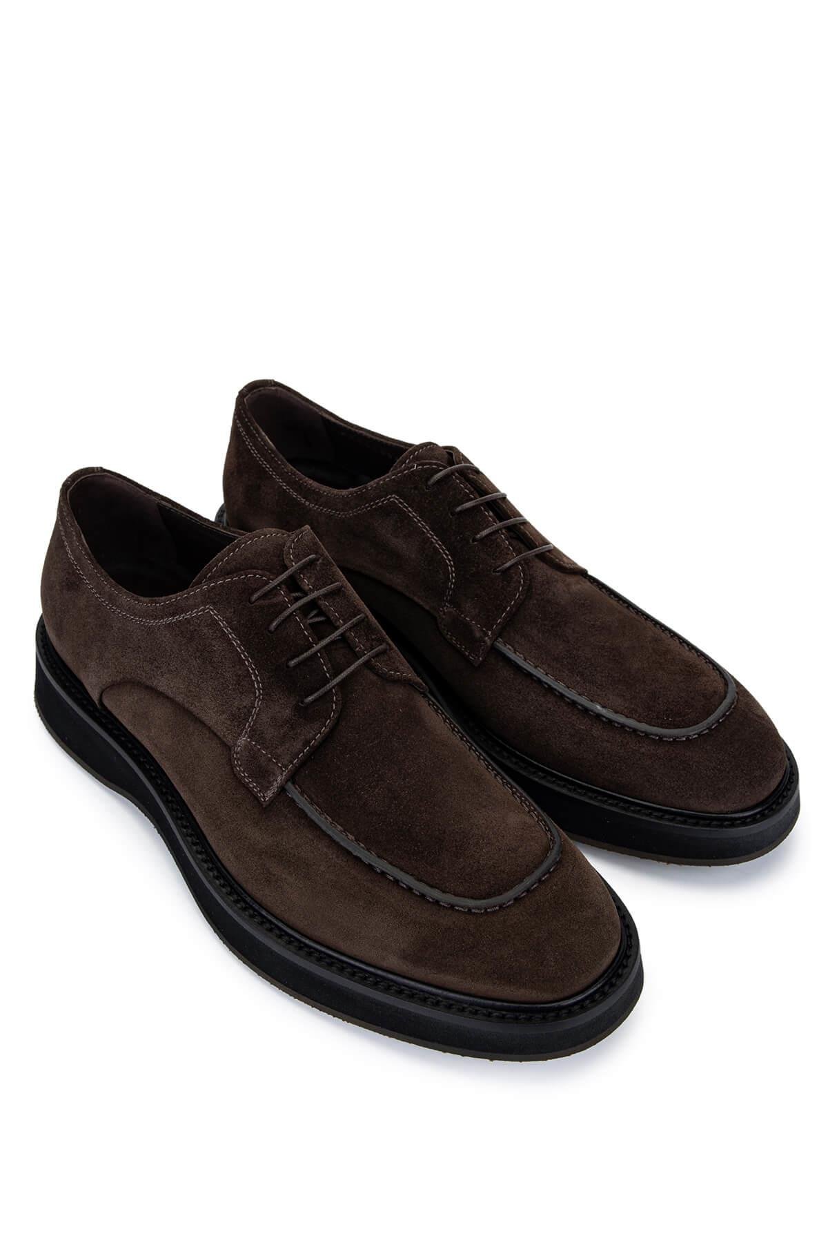 Giampiero Nicola Erkek Hakiki Deri Kahverengi Casual Ayakkabı