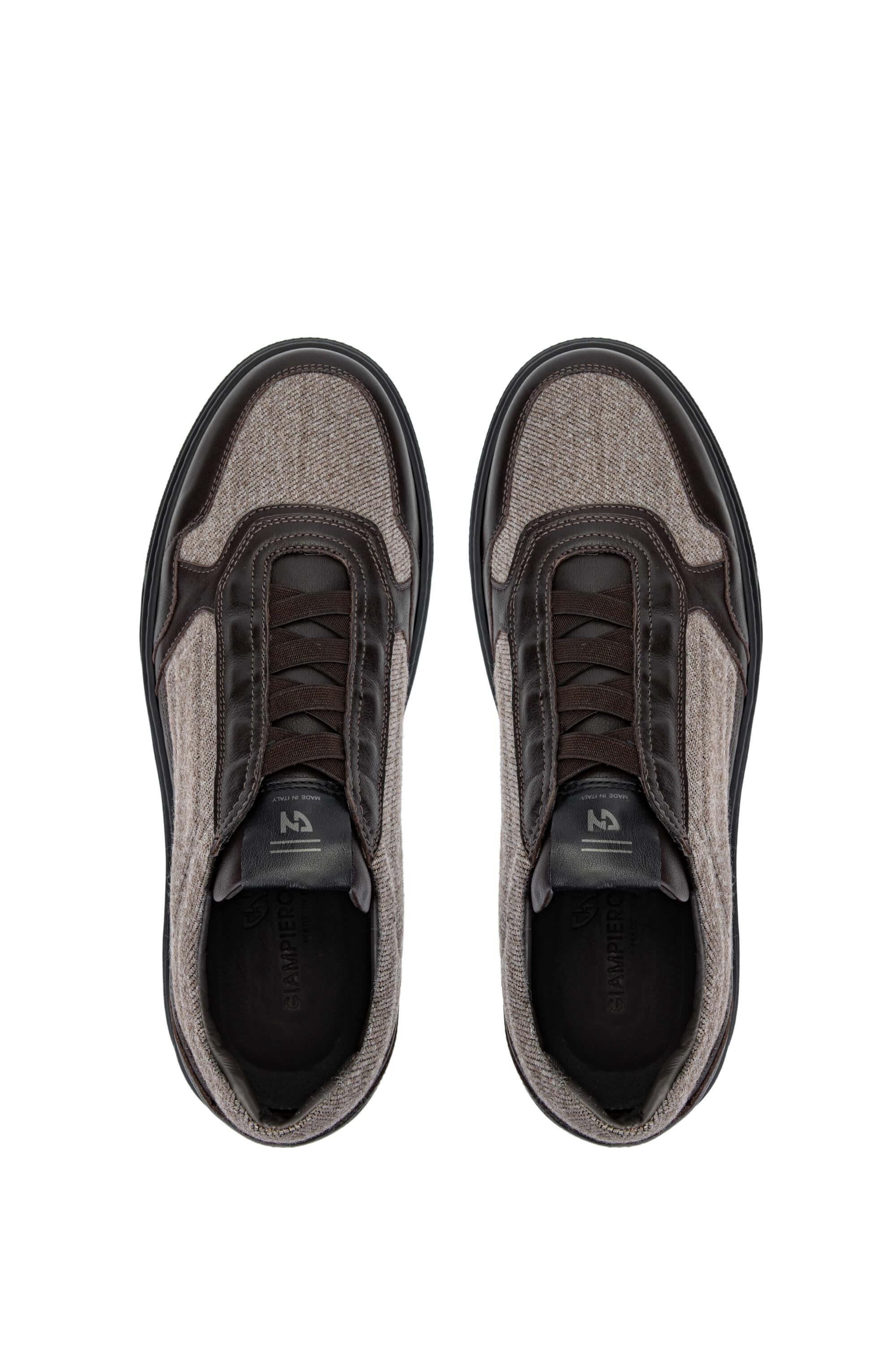 Giampiero Nicola Erkek Hakiki Deri Kahverengi Casual Ayakkabı