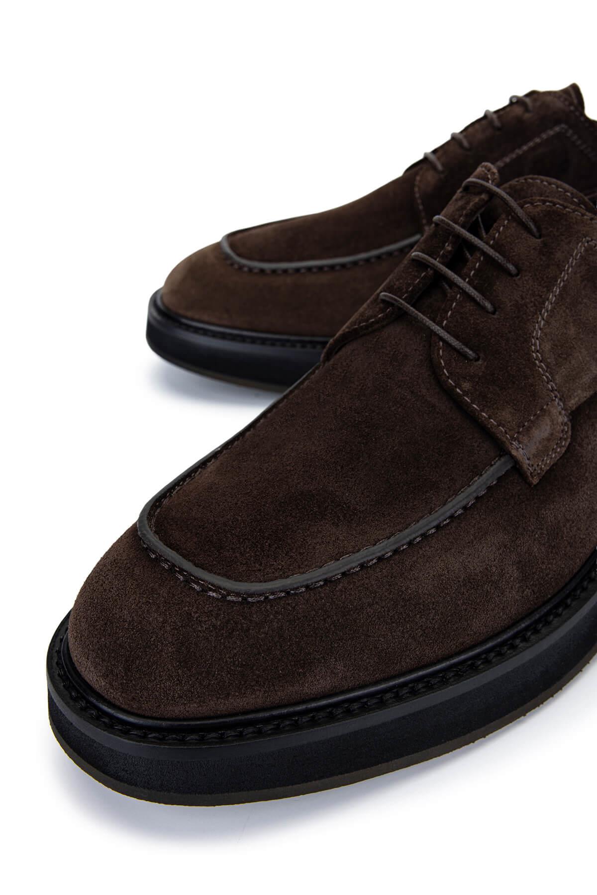 Giampiero Nicola Erkek Hakiki Deri Kahverengi Casual Ayakkabı