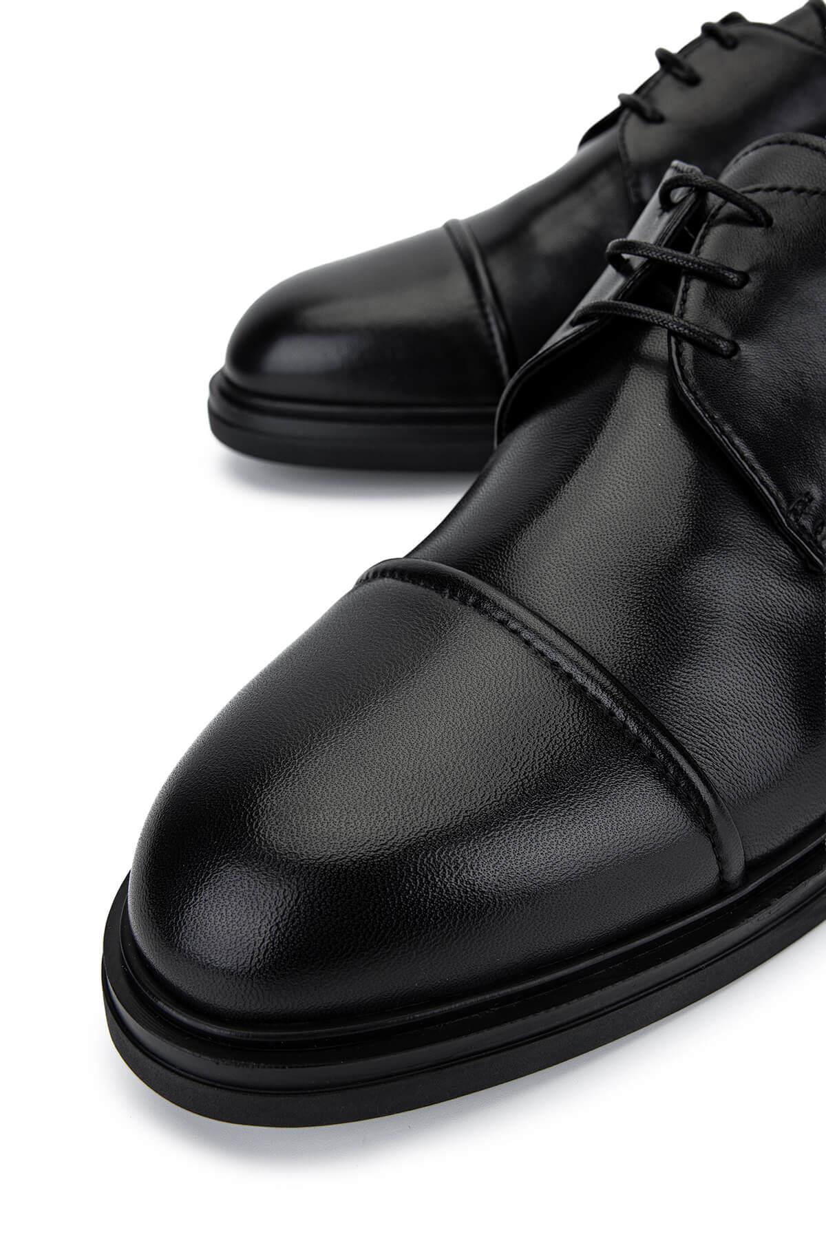 Giampiero Nicola Erkek Hakiki Deri Siyah Casual Ayakkabı