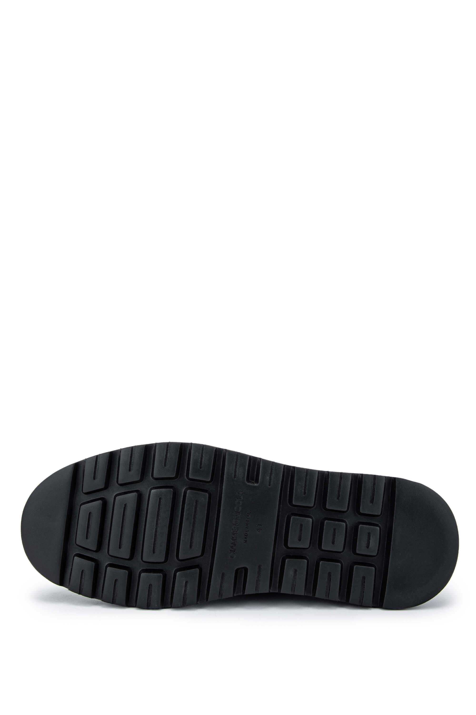 Giampiero Nicola Erkek Hakiki Deri Siyah Casual Ayakkabı