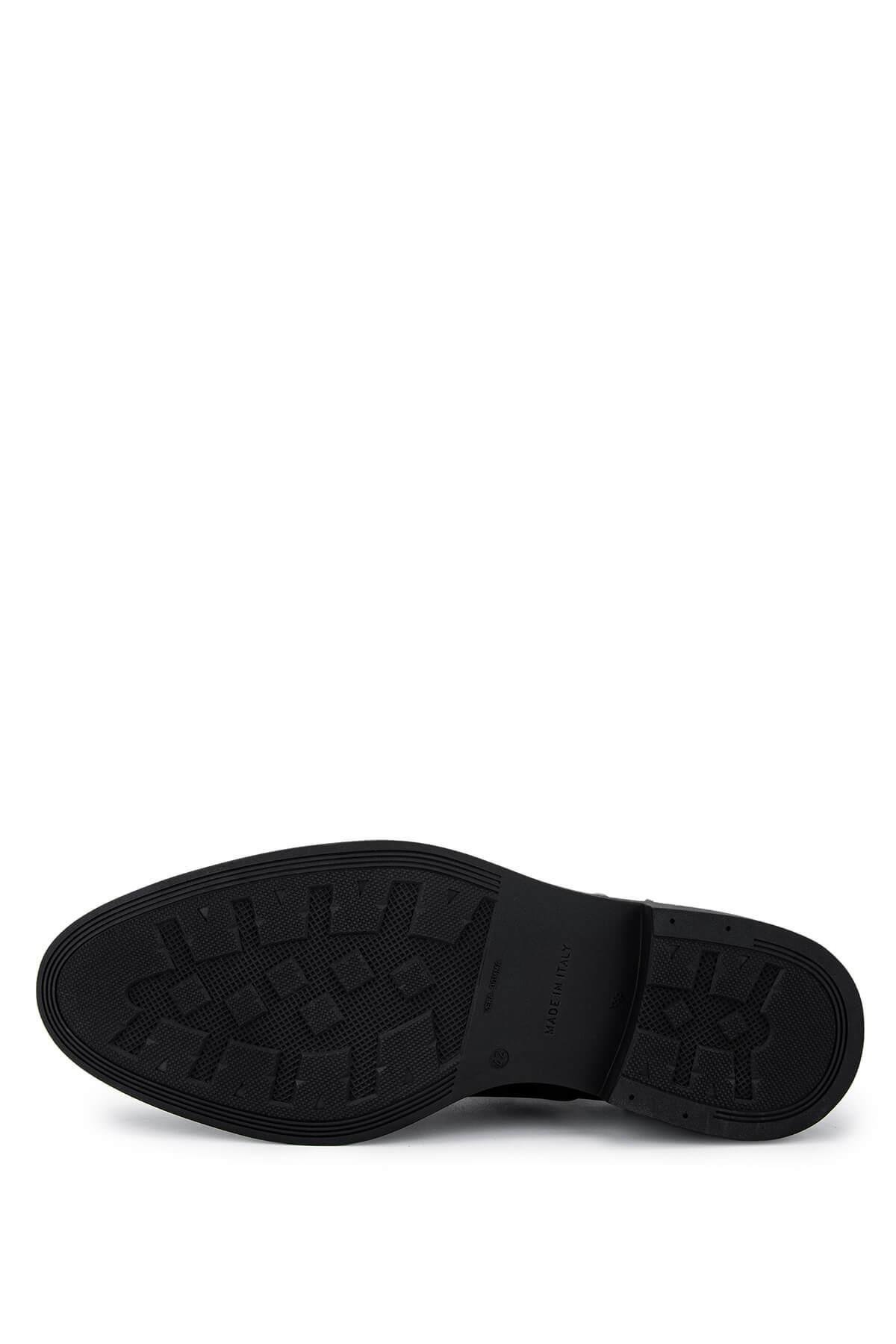 Giampiero Nicola Erkek Hakiki Deri Siyah Casual Ayakkabı