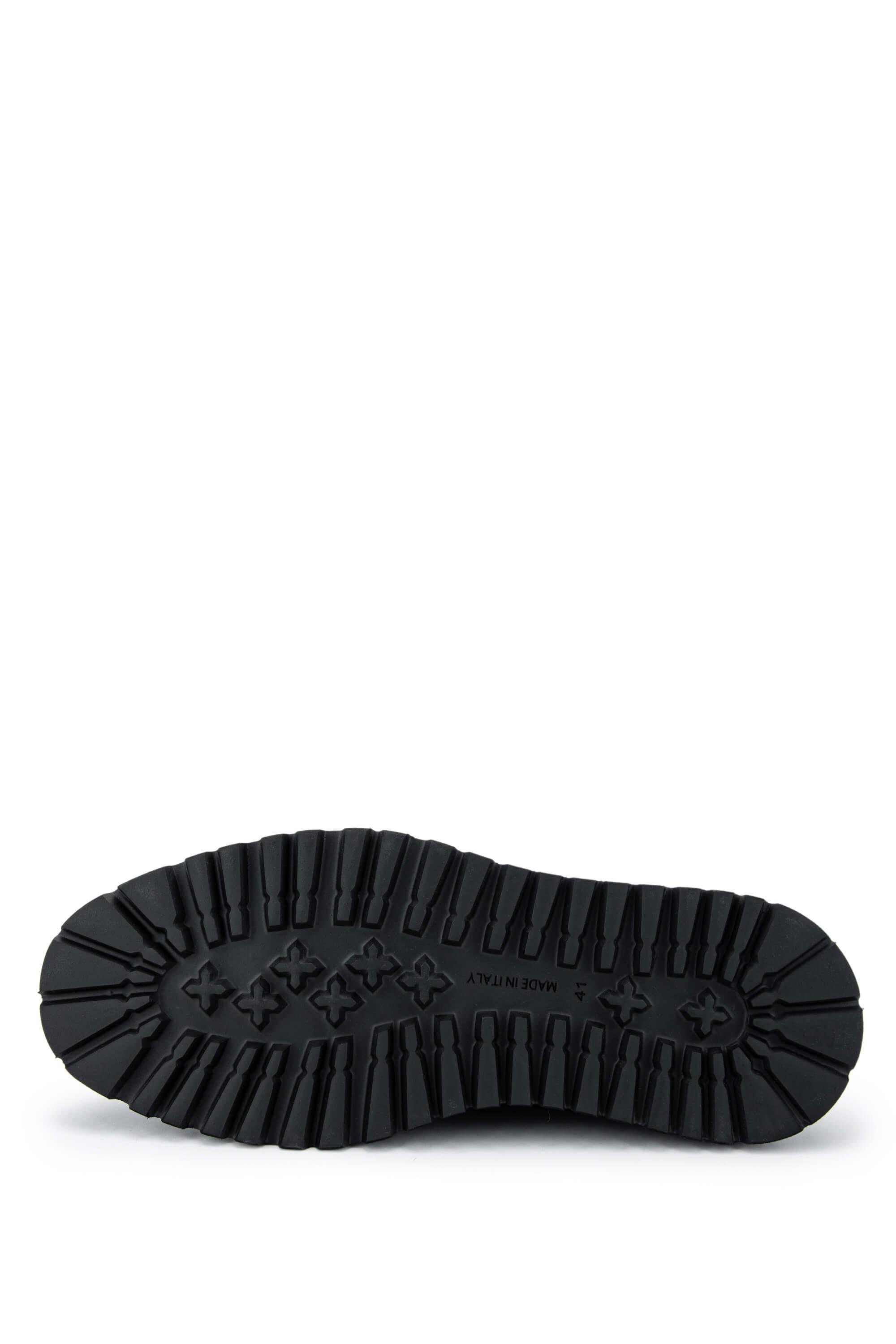 Giampiero Nicola Erkek Hakiki Deri Siyah Casual Ayakkabı