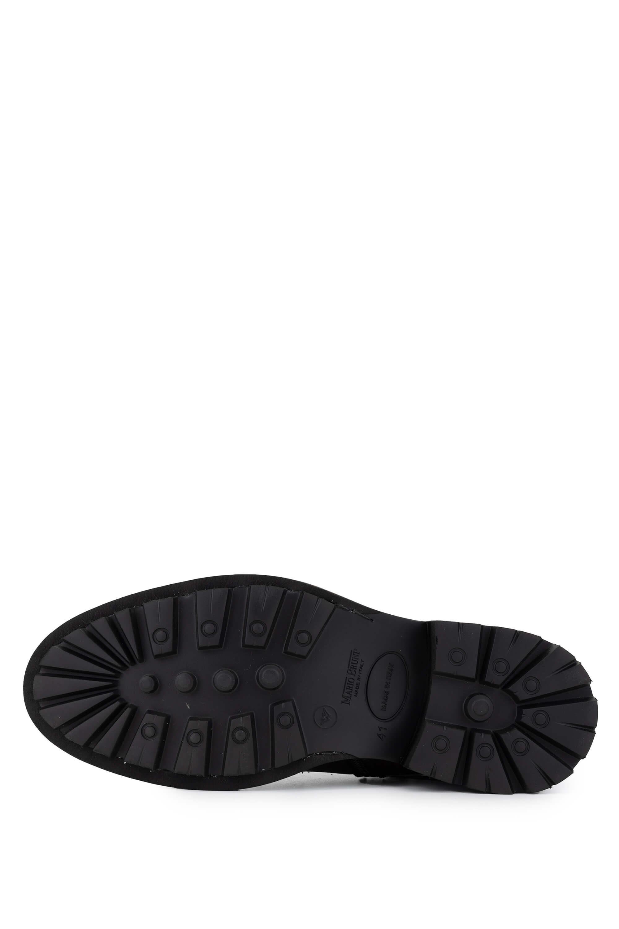 Mario Bruni Erkek Hakiki Deri Koyu Kahve Casual Bot