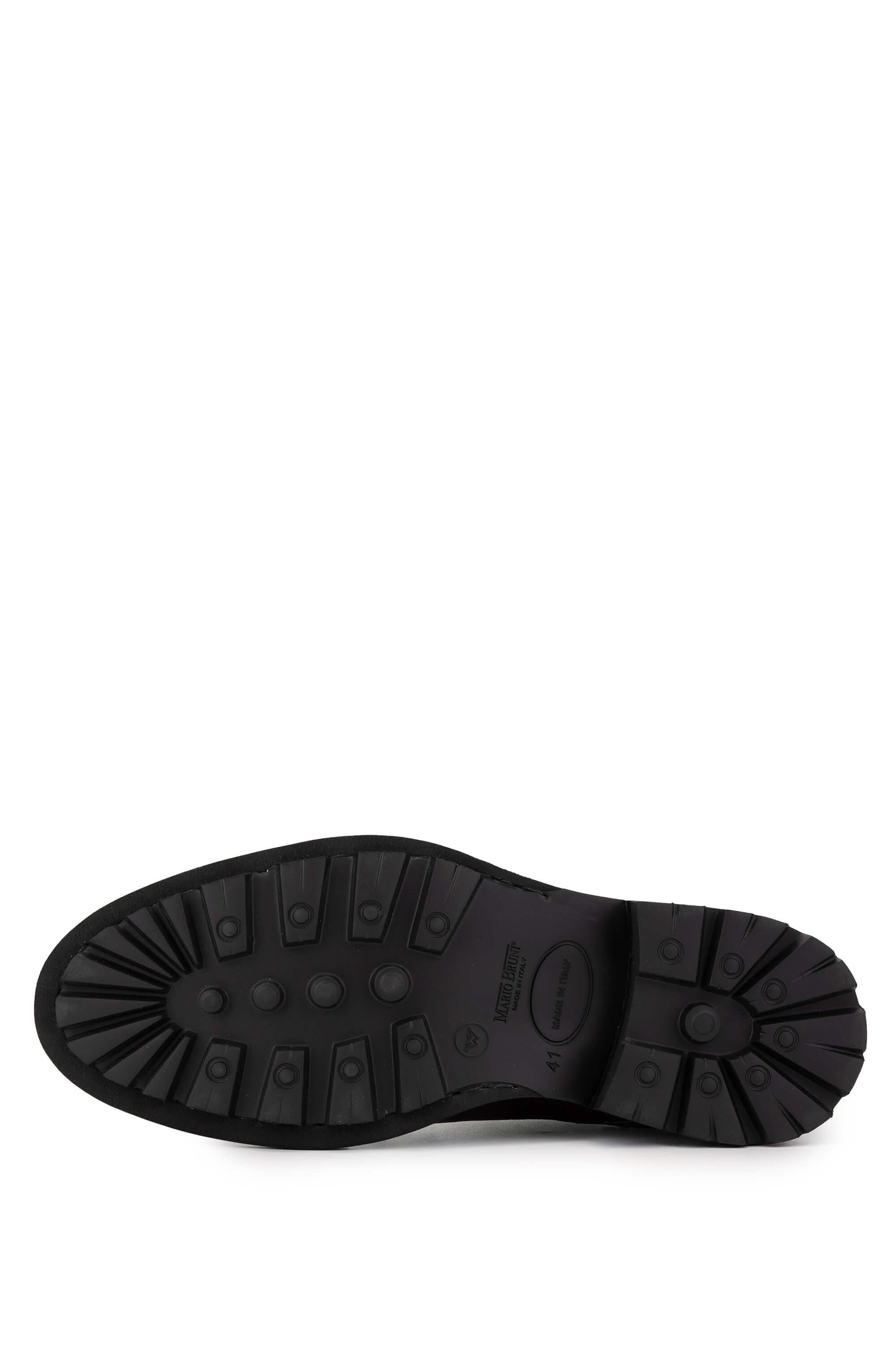 Mario Bruni Erkek Hakiki Deri Koyu Kahve Klasik Ayakkabı