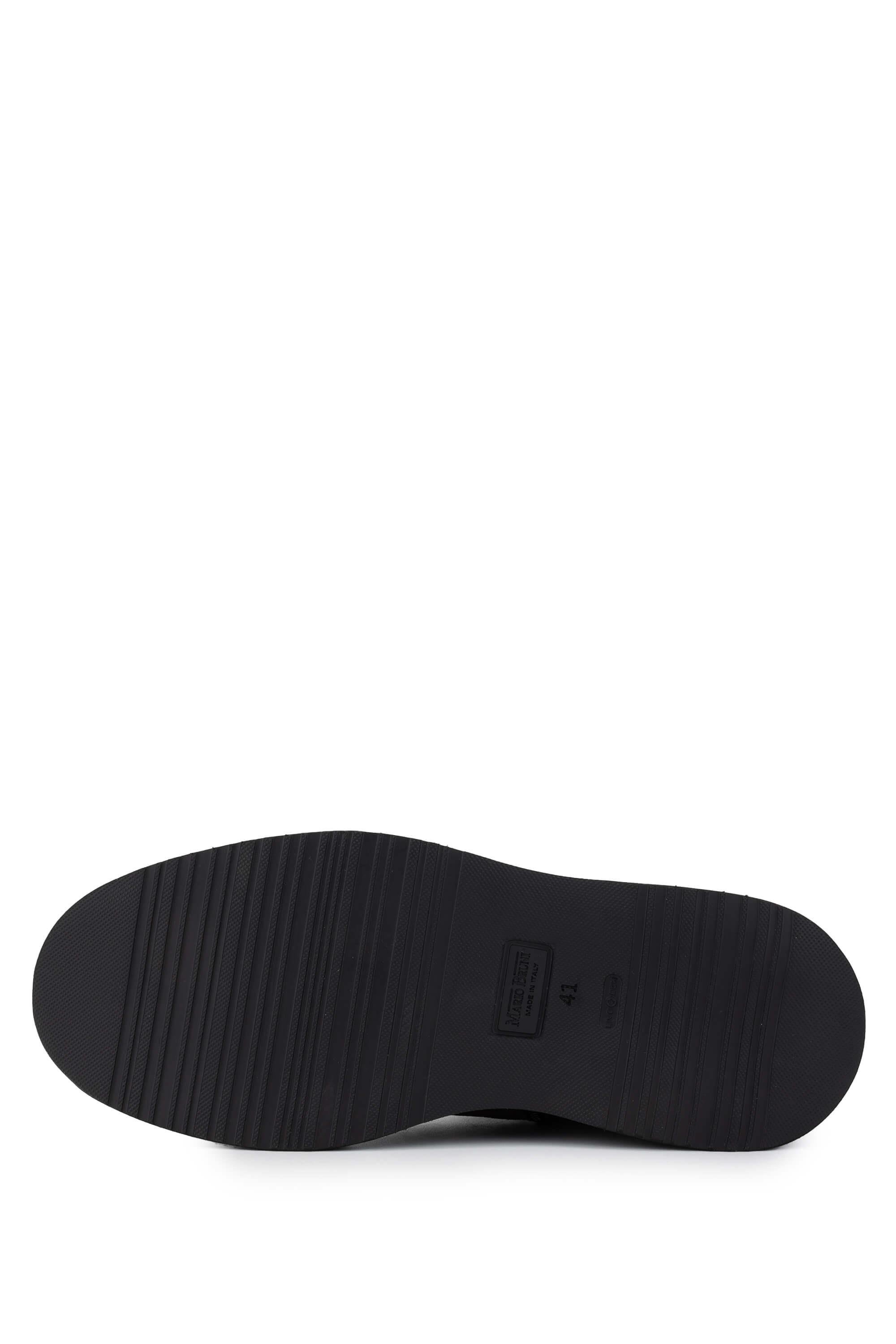 Mario Bruni Erkek Hakiki Deri Koyu Kahve Casual Bot