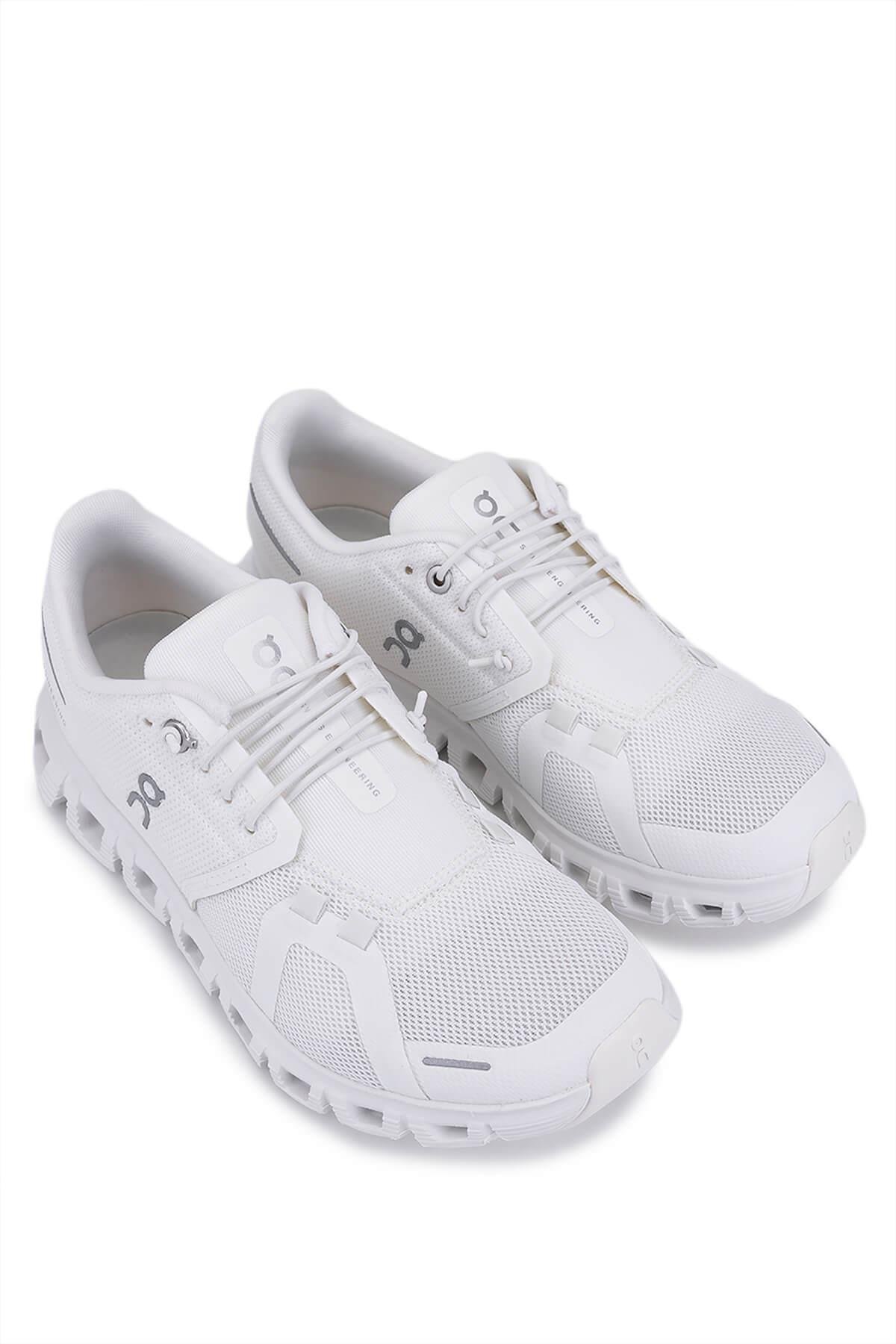 On Kadın Tekstil Beyaz Sneakers & Spor Ayakkabı