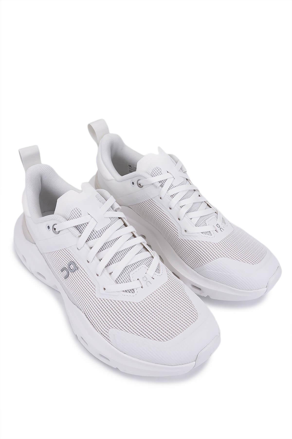 On Kadın Tekstil Beyaz/Buz Beyaz Sneakers & Spor Ayakkabı