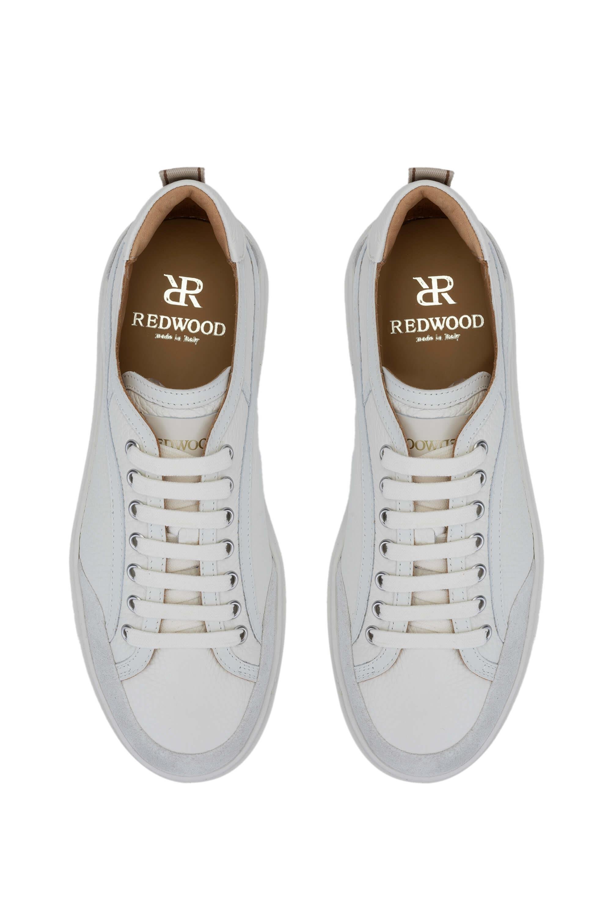 Redwood Erkek Hakiki Deri Beyaz Sneakers & Spor Ayakkabı