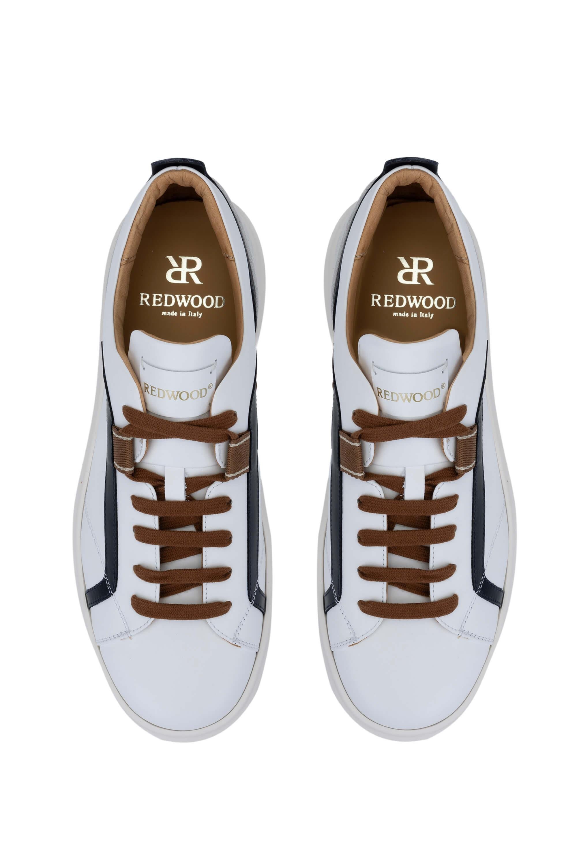 Redwood Erkek Hakiki Deri Beyaz Sneakers & Spor Ayakkabı