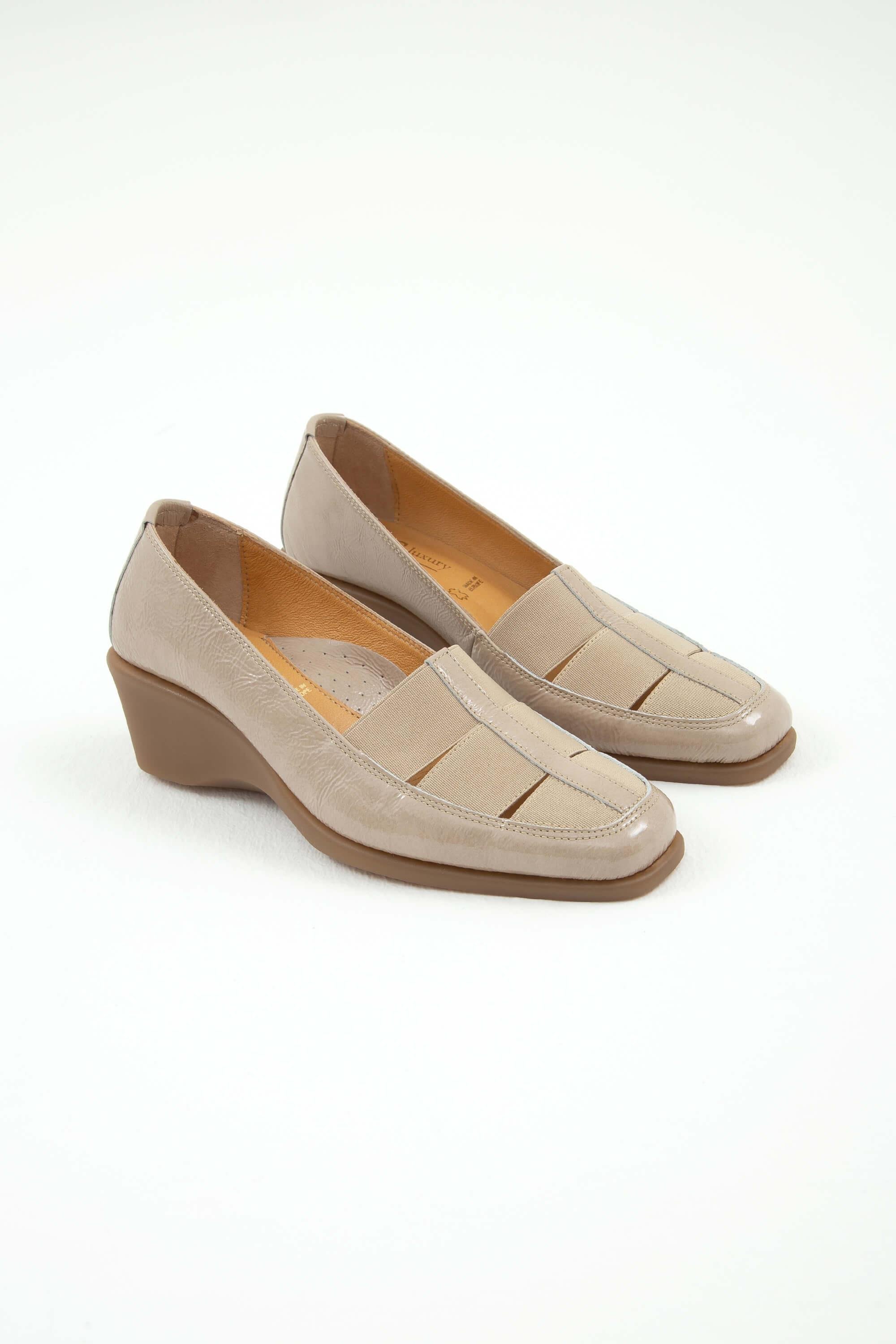 Relax Anatomic Kadın Hakiki Deri Bej Comfort Ayakkabı