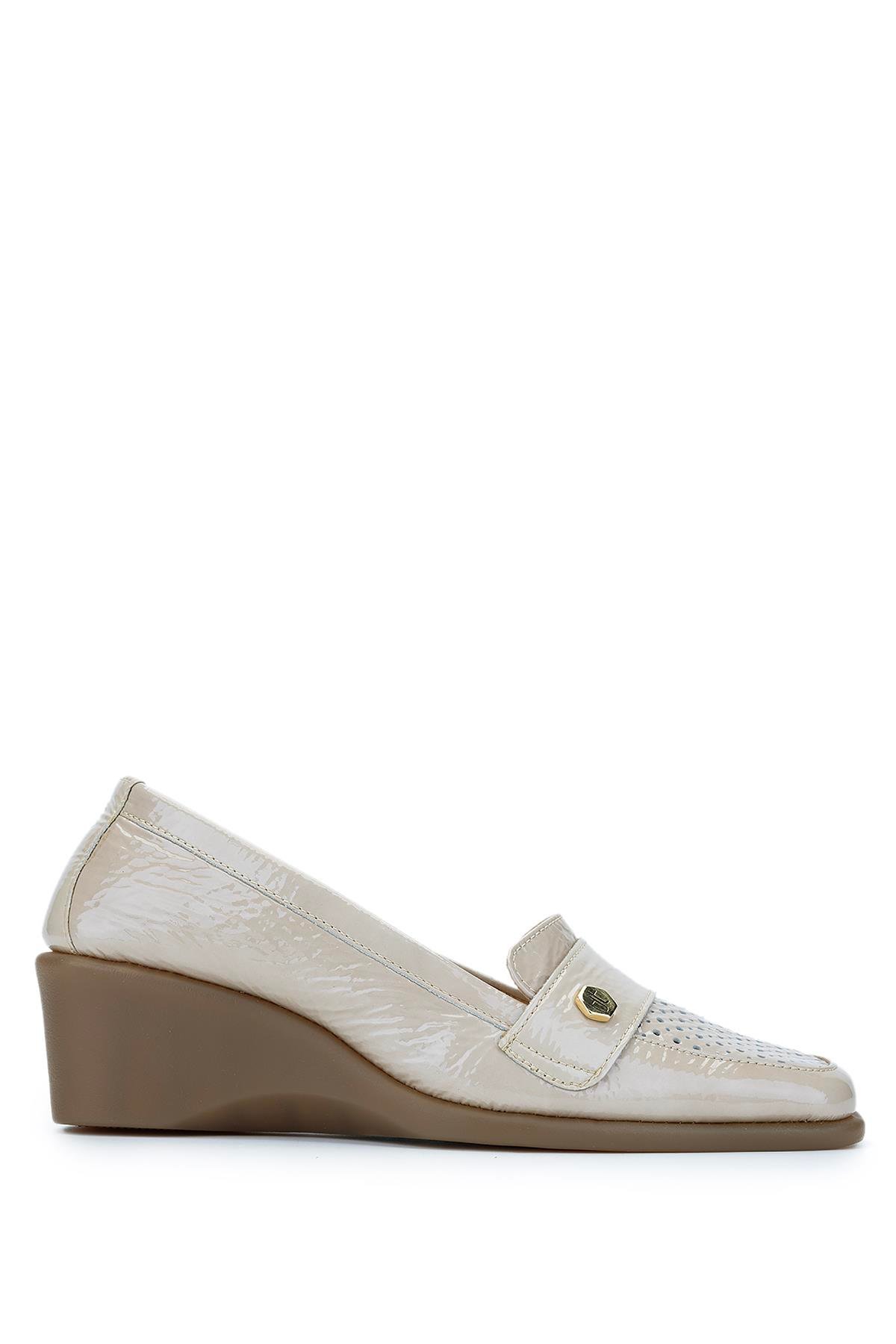 Relax Anatomic Kadın Hakiki Deri Bej Mokasen & Loafer Ayakkabı