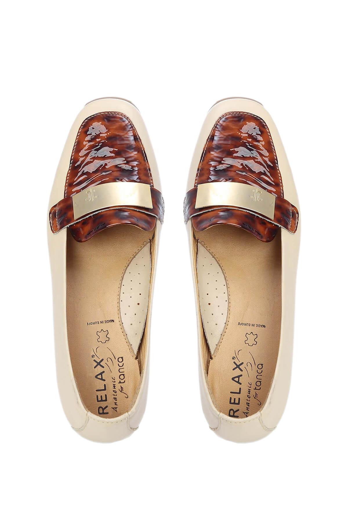 Relax Anatomic Kadın Hakiki Deri Bordo Comfort Ayakkabı