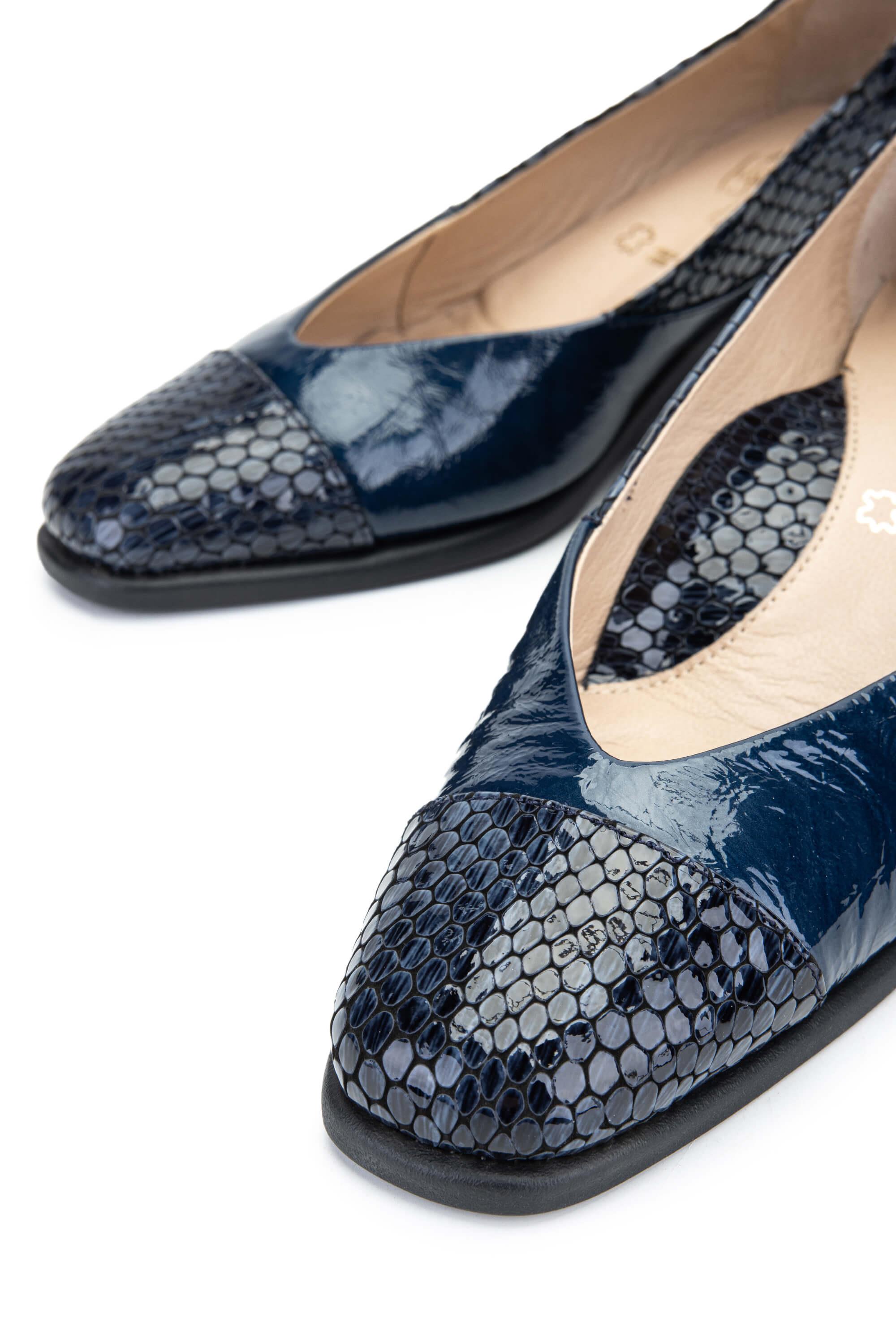 Relax Anatomic Kadın Hakiki Deri Lacivert Comfort Ayakkabı