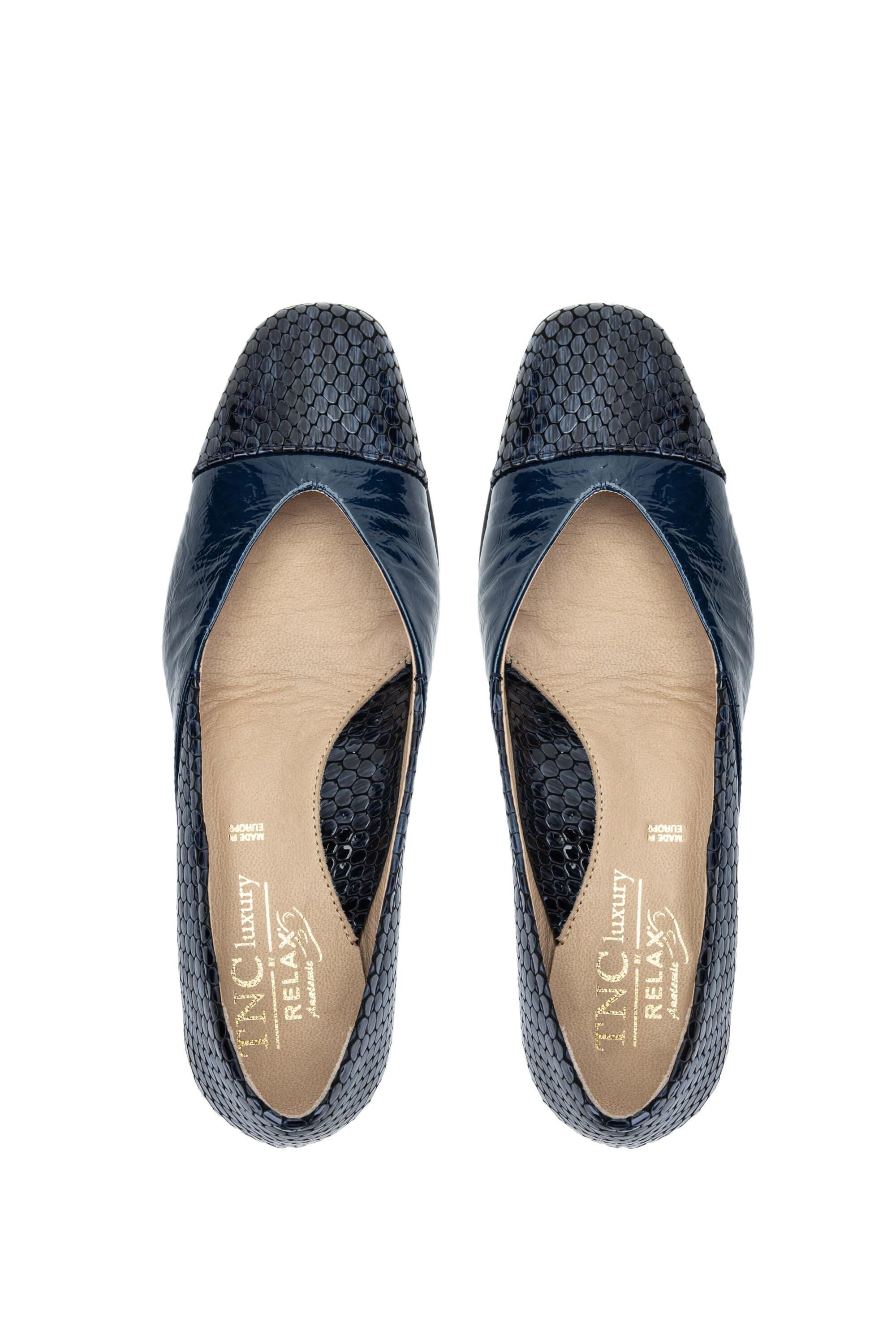 Relax Anatomic Kadın Hakiki Deri Lacivert Comfort Ayakkabı