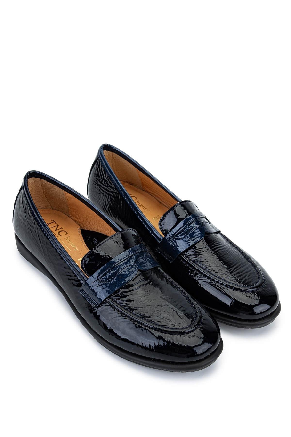 Relax Anatomic Kadın Hakiki Deri Lacivert Comfort Ayakkabı