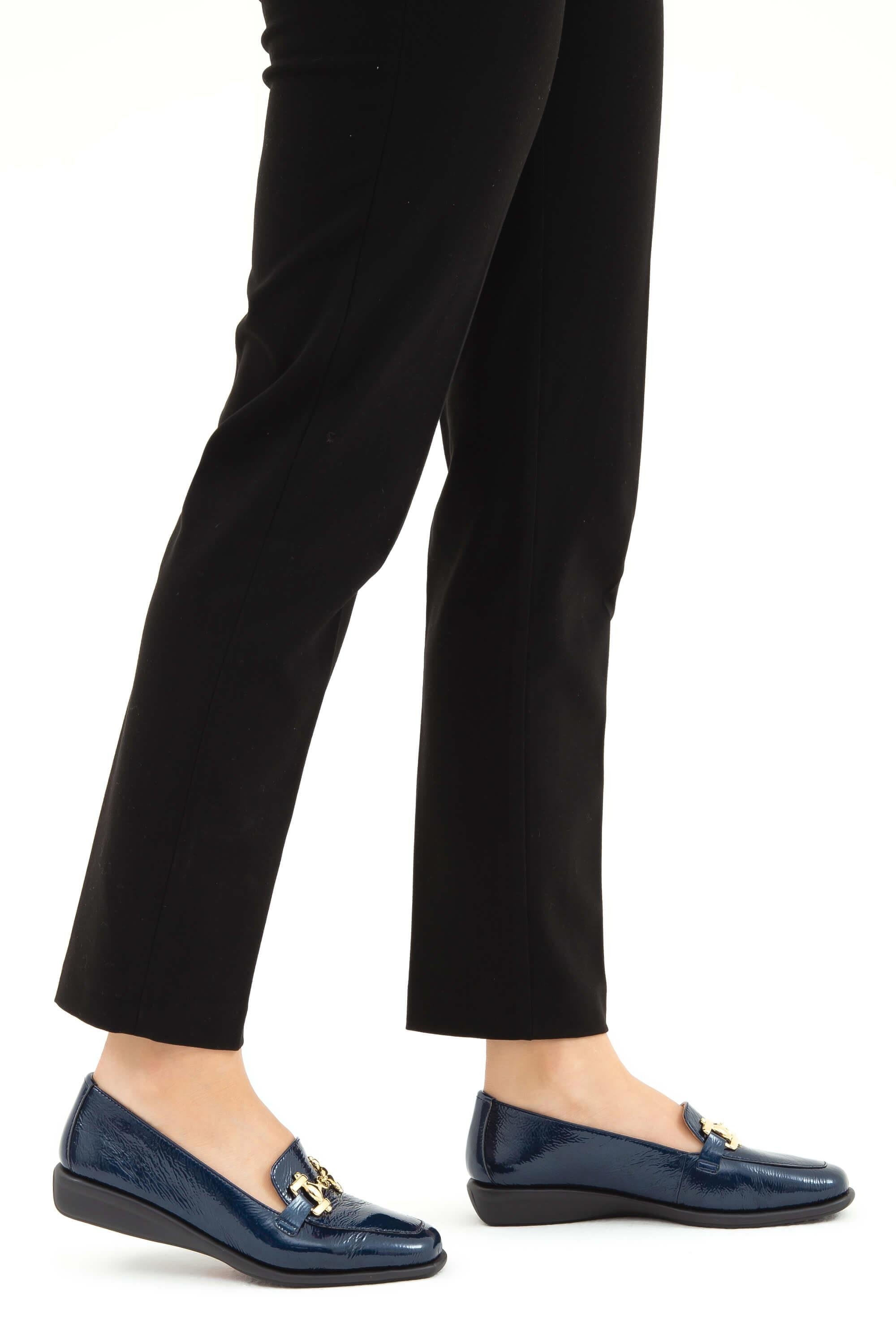 Relax Anatomic Kadın Hakiki Deri Mavi Comfort Ayakkabı