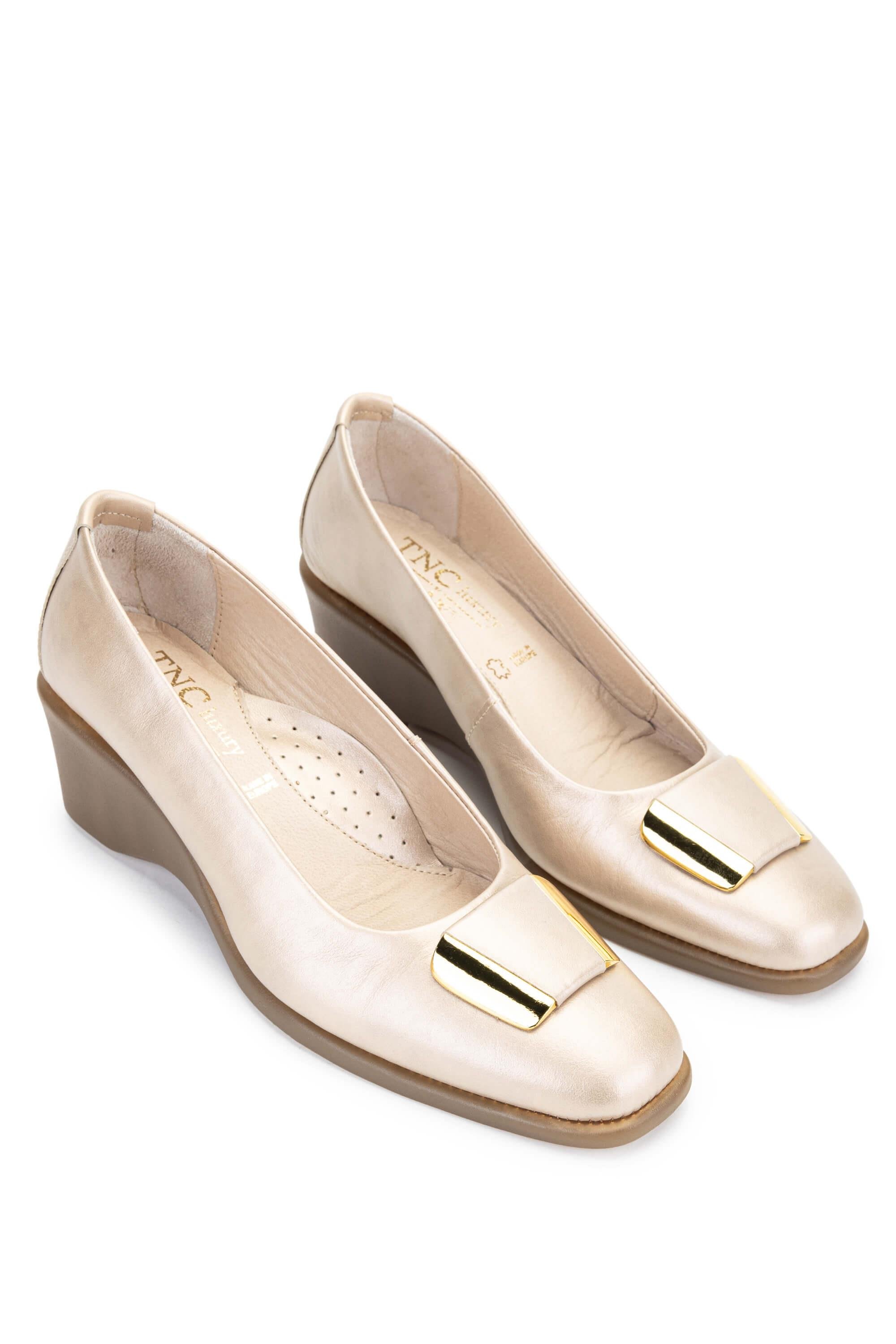 Relax Anatomic Kadın Hakiki Deri Sarı Comfort Ayakkabı