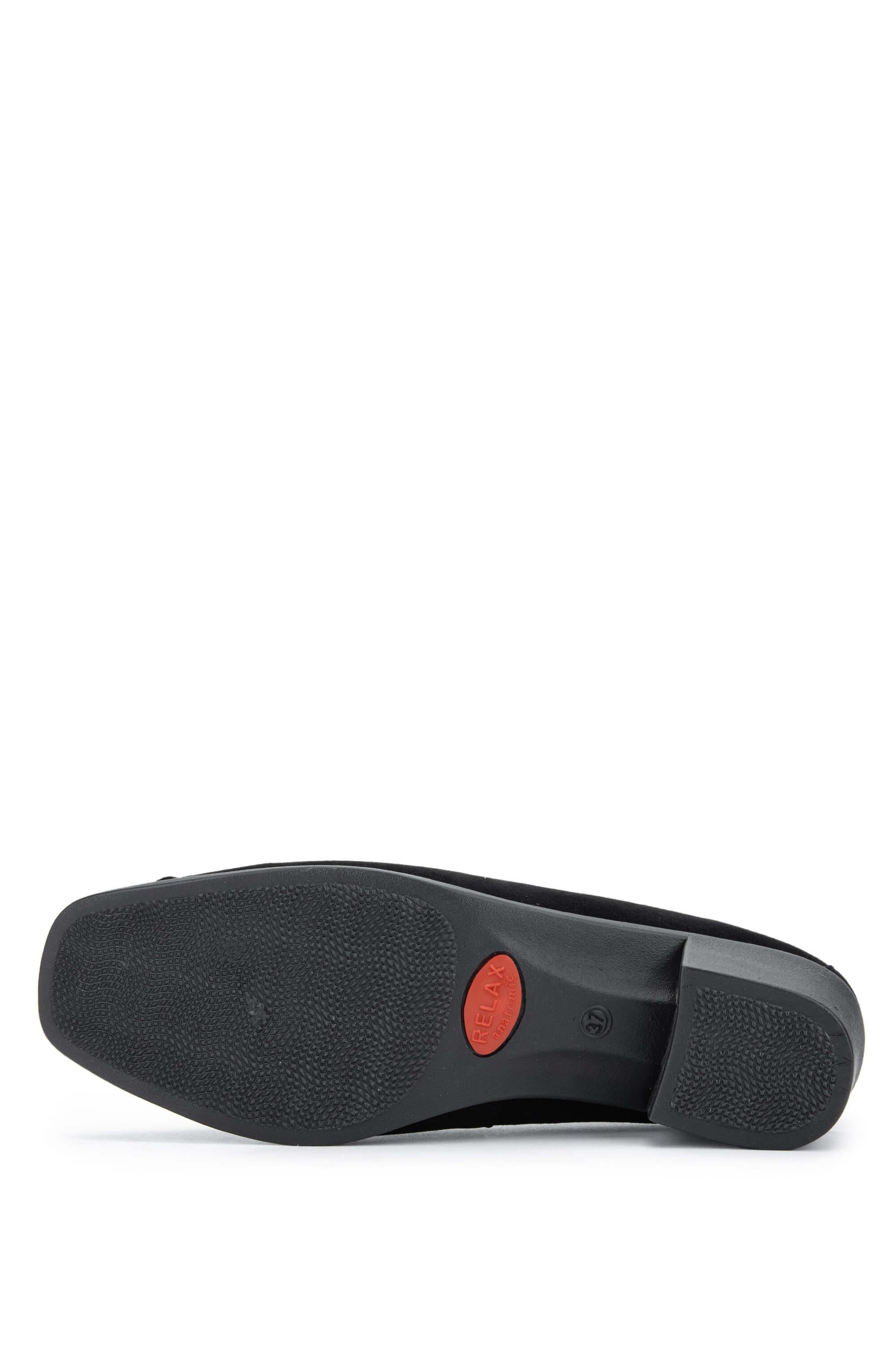 Relax Anatomic Kadın Hakiki Deri Siyah Comfort Ayakkabı