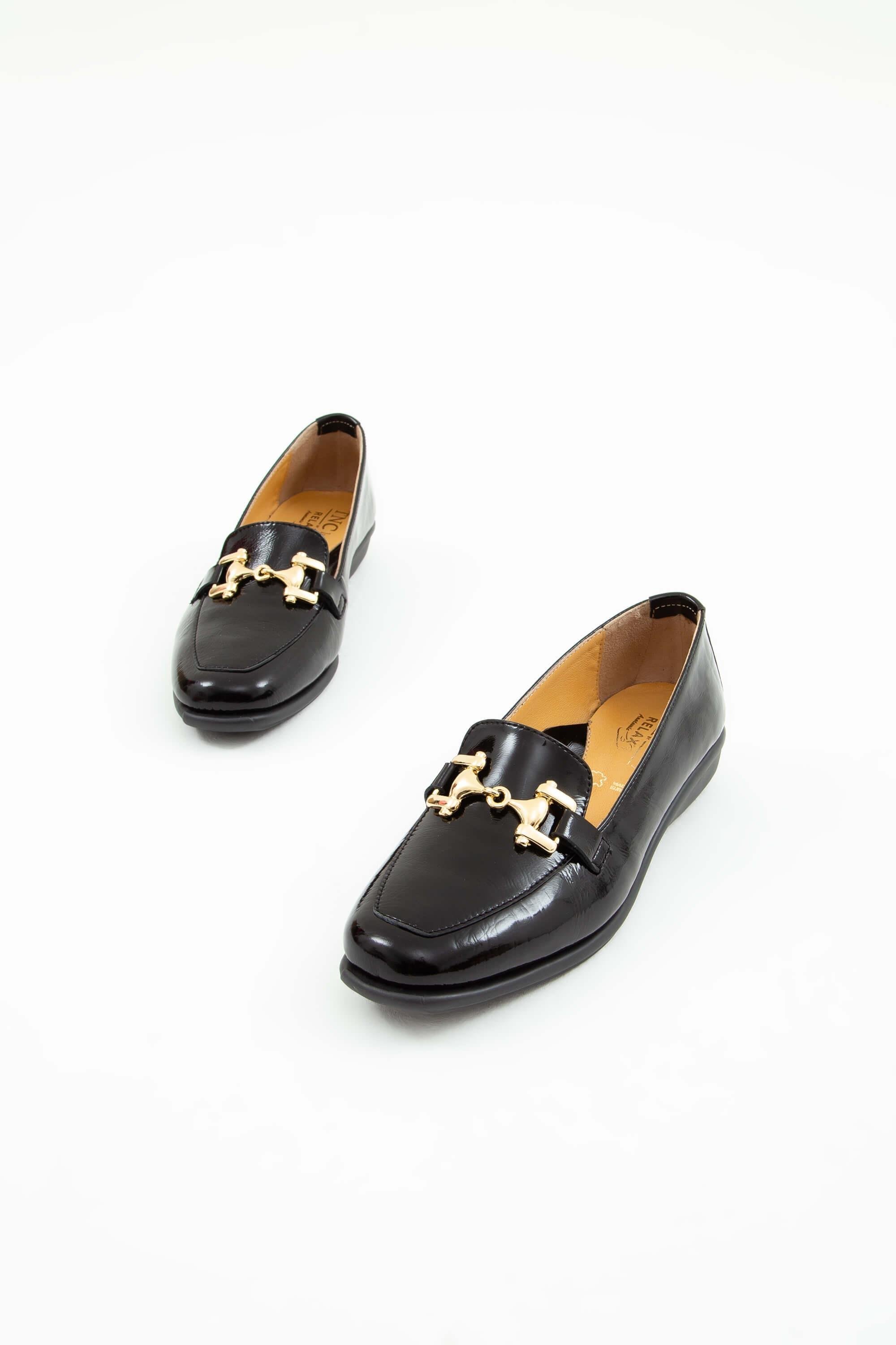 Relax Anatomic Kadın Hakiki Deri Siyah Comfort Ayakkabı