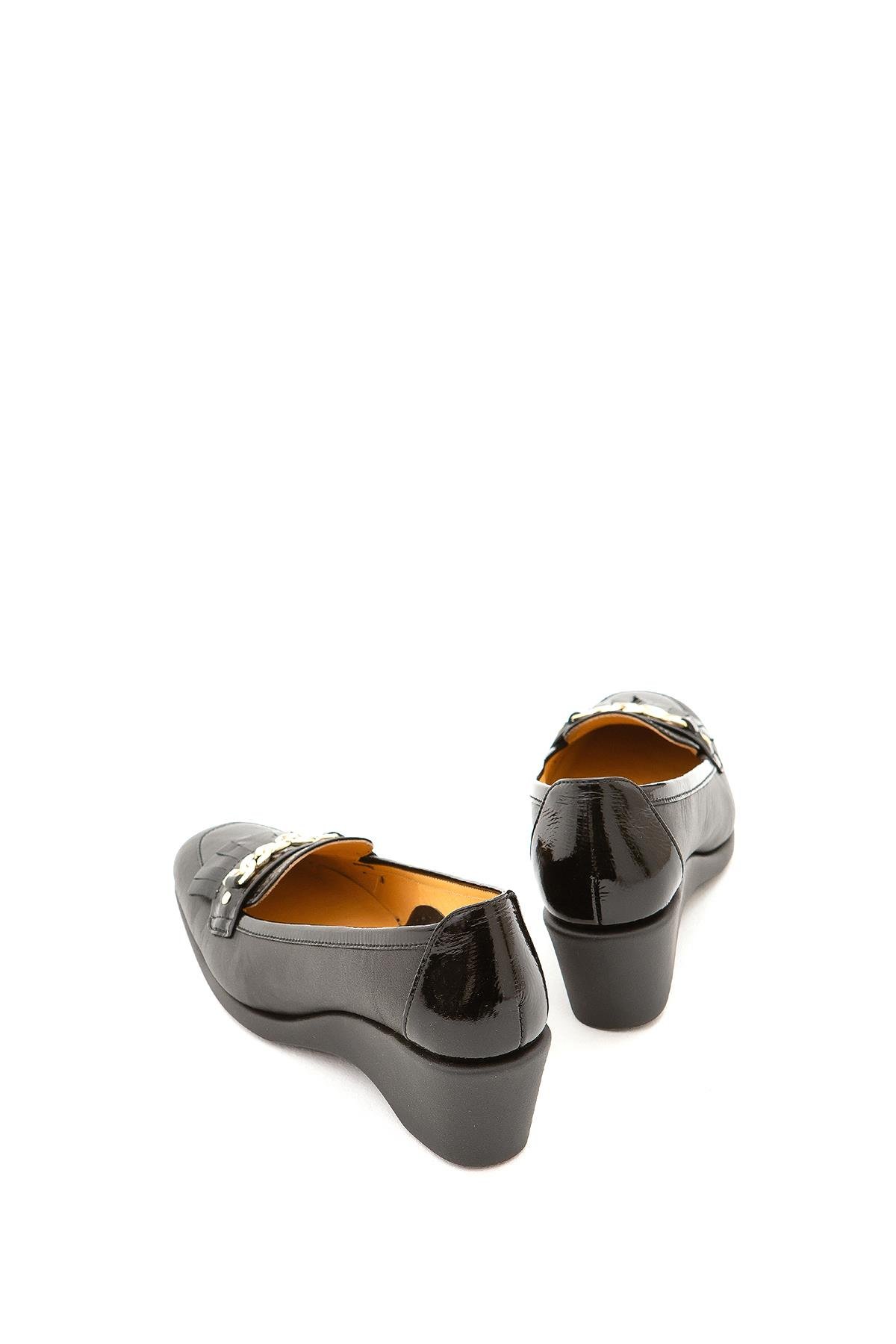 Relax Anatomic Kadın Hakiki Deri Siyah Comfort Ayakkabı