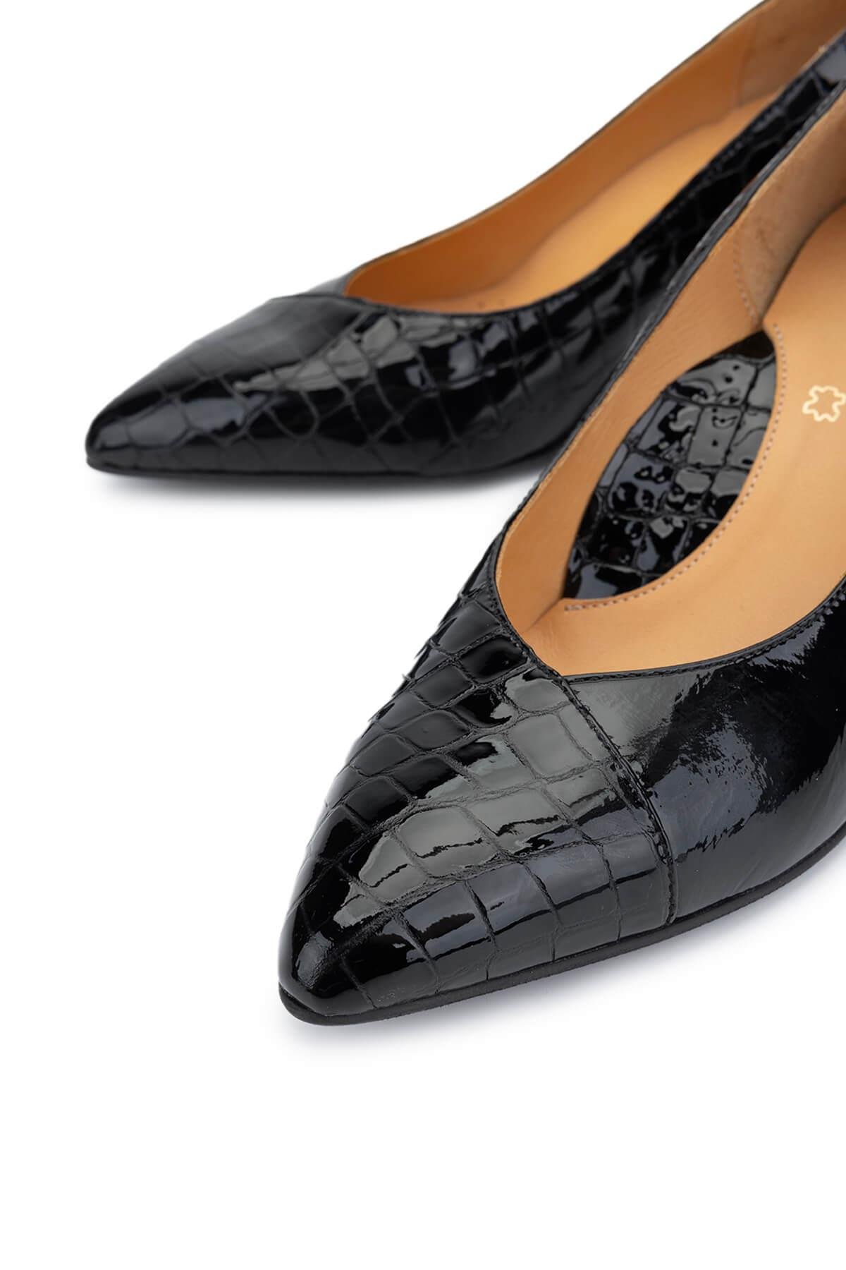 Relax Anatomic Kadın Hakiki Deri Siyah Comfort Ayakkabı