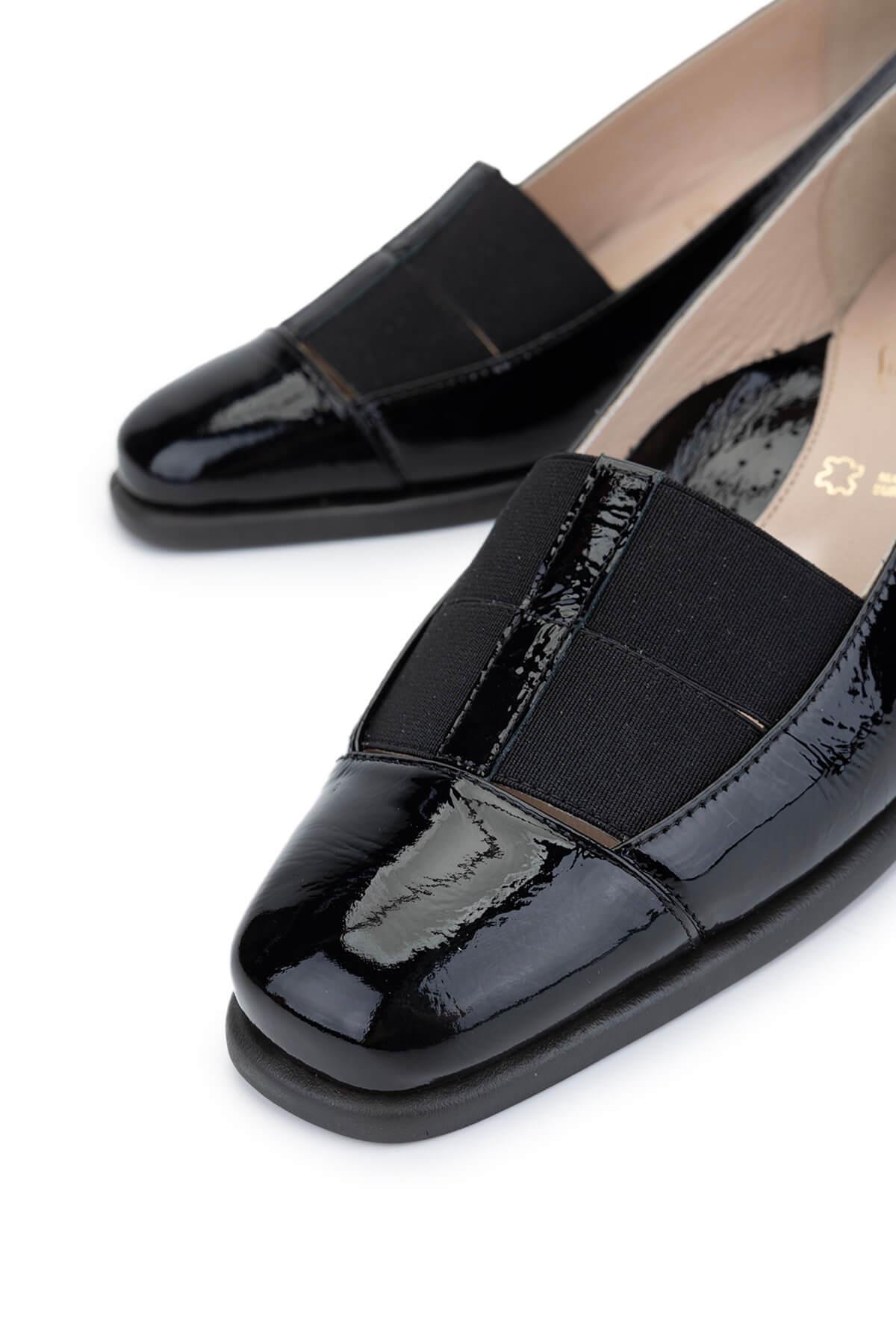 Relax Anatomic Kadın Hakiki Deri Siyah Comfort Ayakkabı