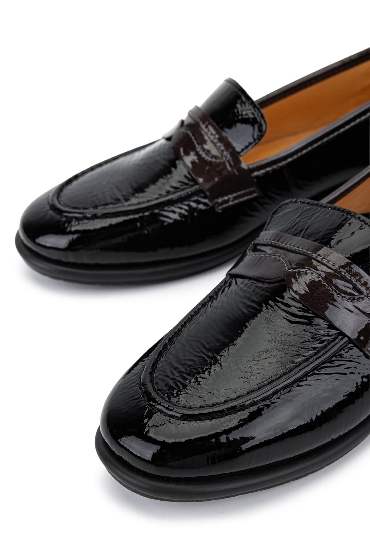 Relax Anatomic Kadın Hakiki Deri Siyah Comfort Ayakkabı