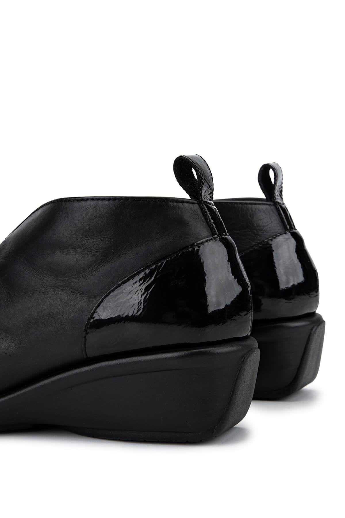 Relax Anatomic Kadın Hakiki Deri Siyah Casual Bot