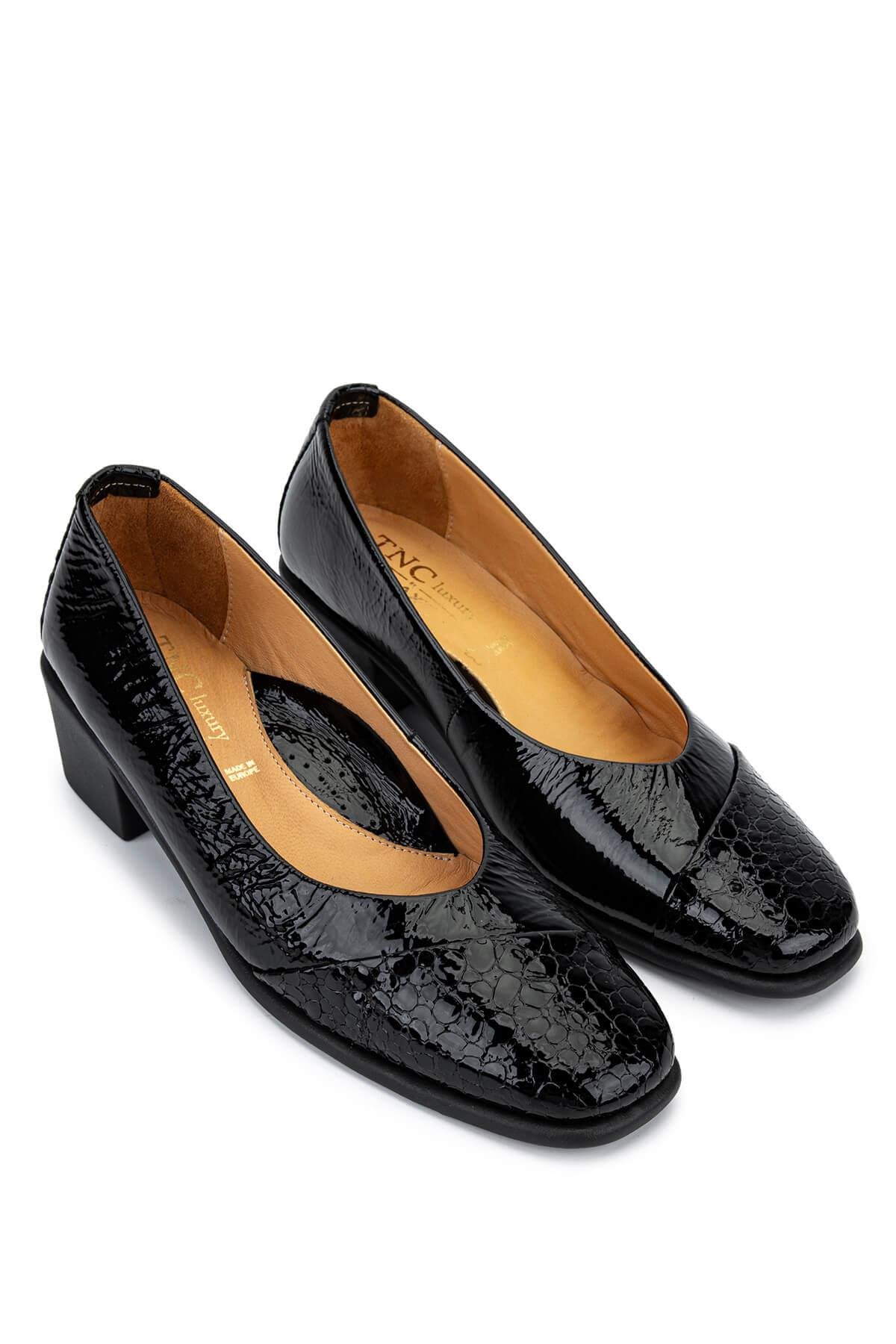 Relax Anatomic Kadın Hakiki Deri Siyah Comfort Ayakkabı