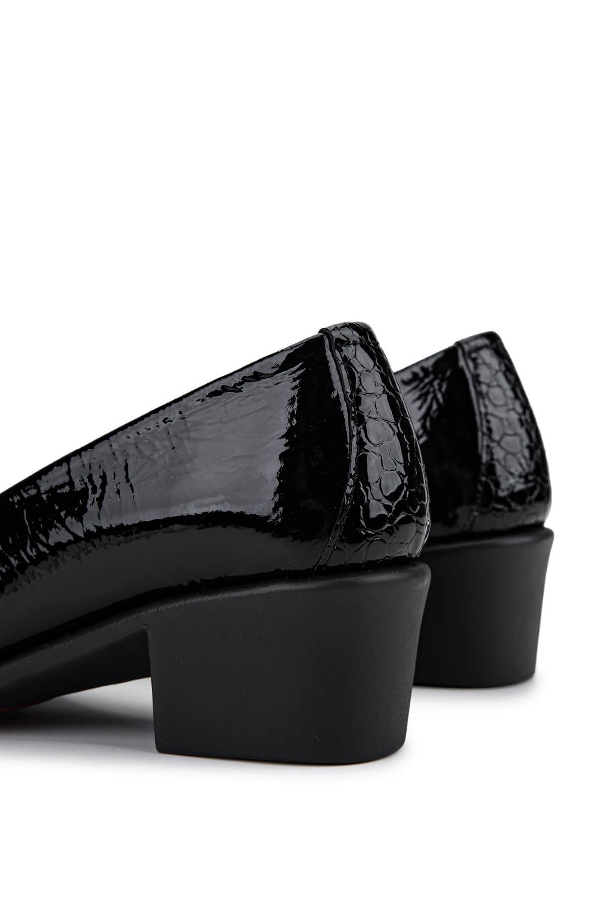 Relax Anatomic Kadın Hakiki Deri Siyah Comfort Ayakkabı