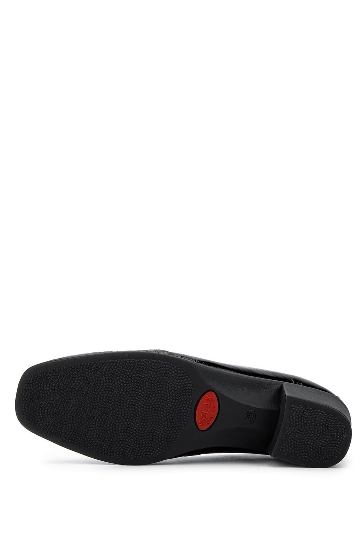 Relax Anatomic Kadın Hakiki Deri Siyah Comfort Ayakkabı