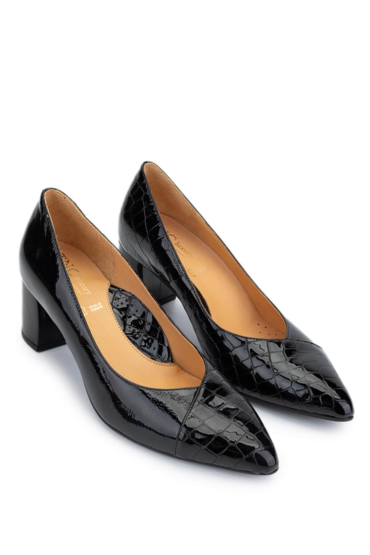 Relax Anatomic Kadın Hakiki Deri Siyah Comfort Ayakkabı