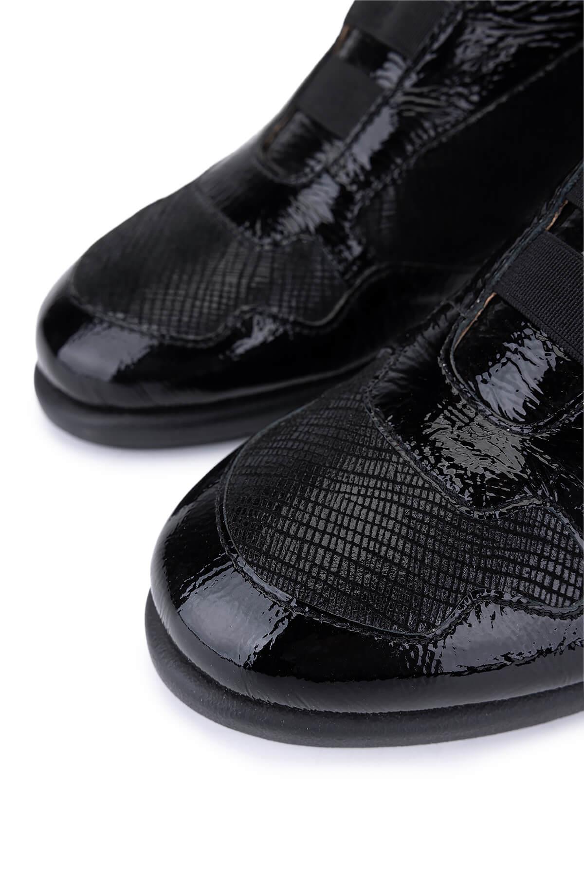 Relax Anatomic Kadın Hakiki Deri Siyah Comfort Ayakkabı