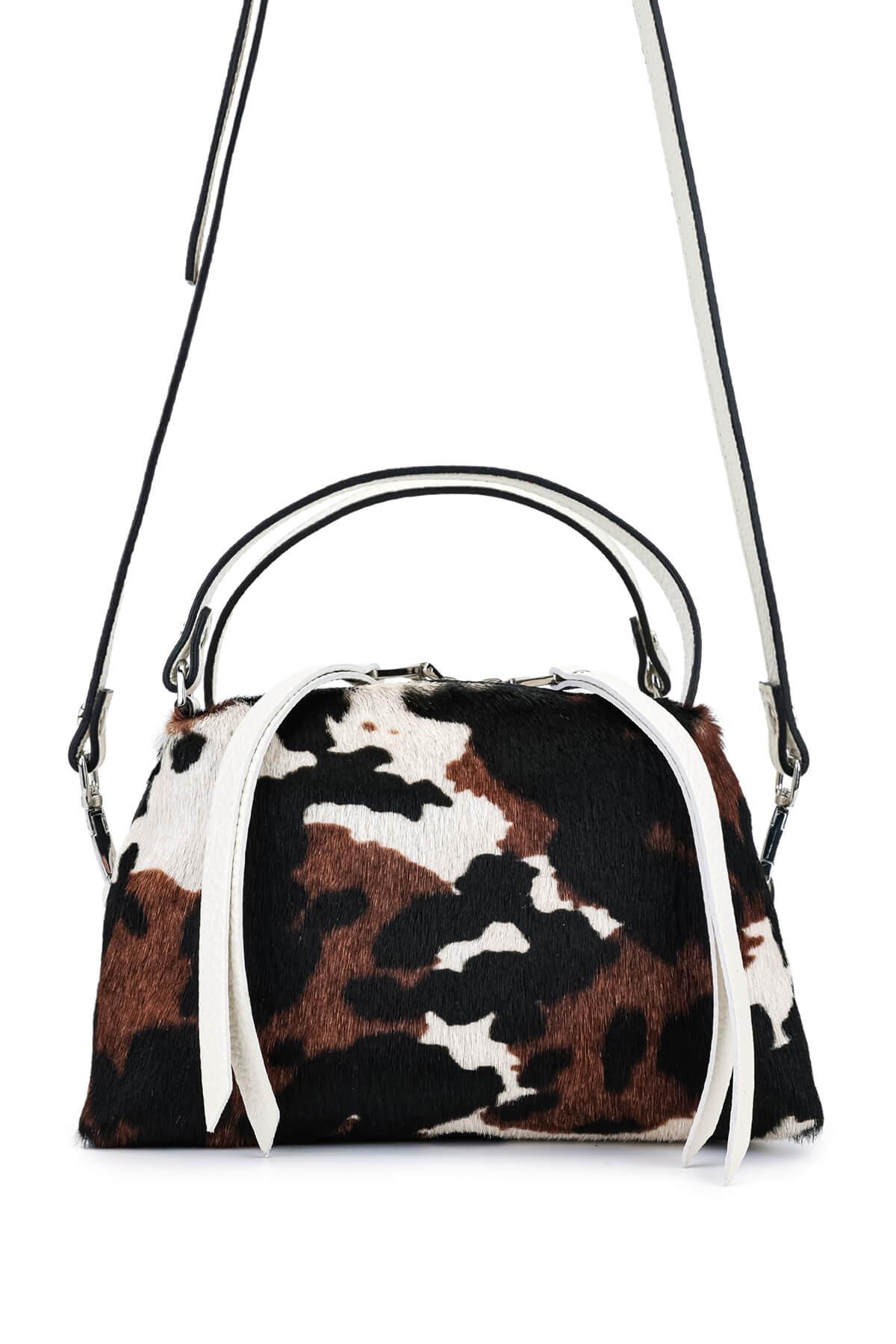 Ripani Kadın Hakiki Deri Beyaz Omuz Çanta