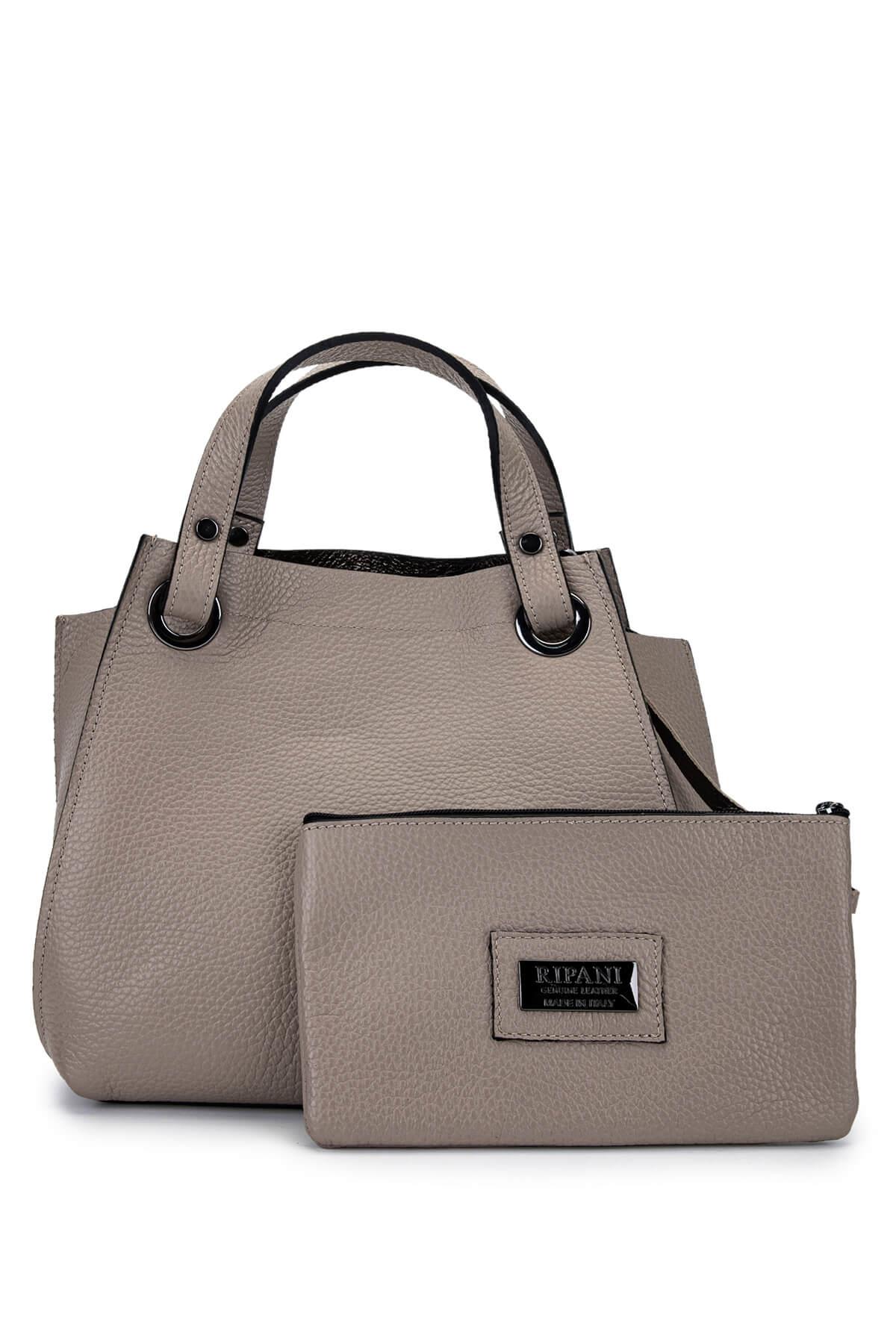 Ripani Kadın Hakiki Deri Kum Omuz Çanta