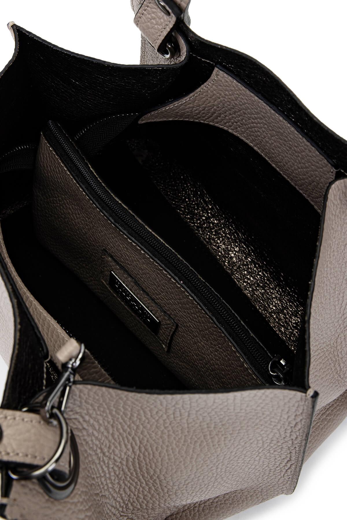 Ripani Kadın Hakiki Deri Kum Omuz Çanta