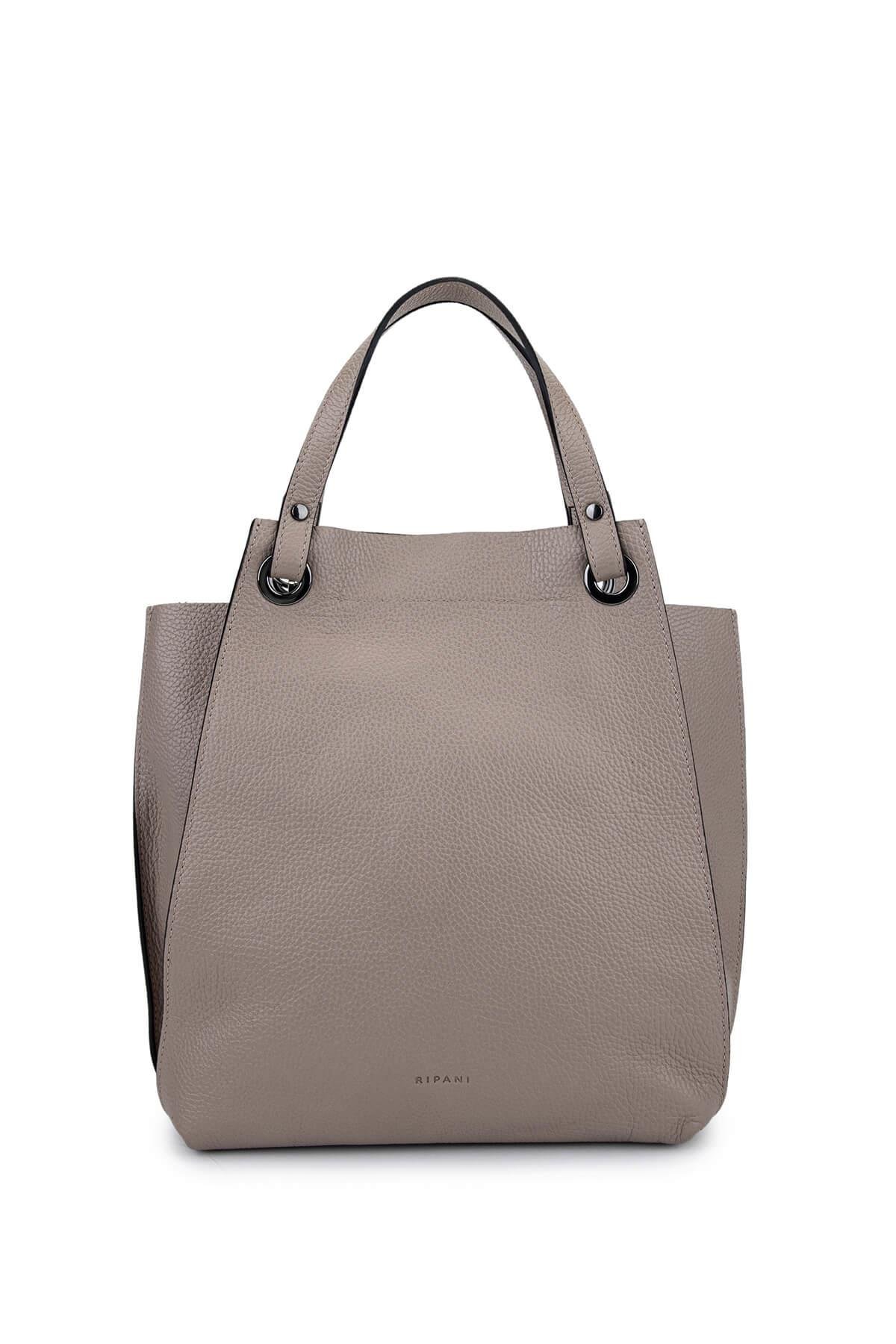 Ripani Kadın Hakiki Deri Kum Omuz Çanta