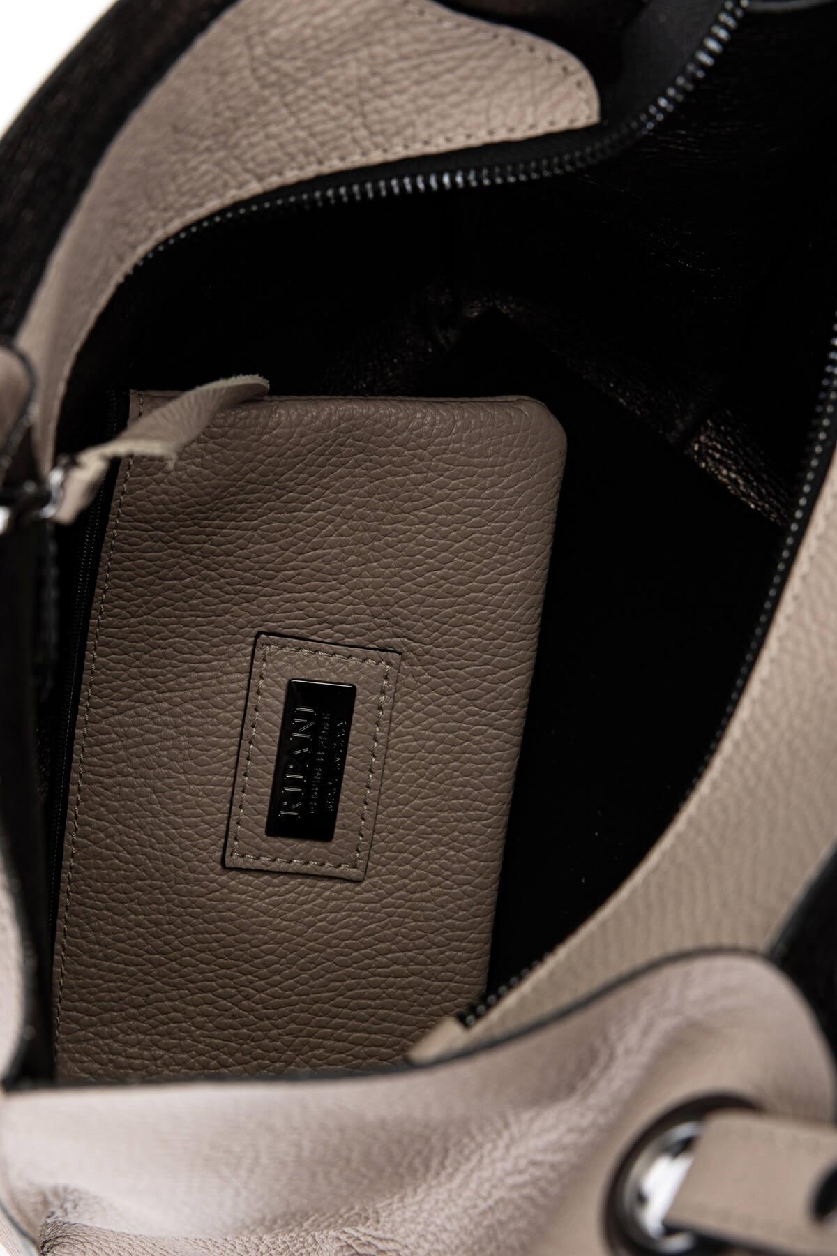 Ripani Kadın Hakiki Deri Kum Omuz Çanta