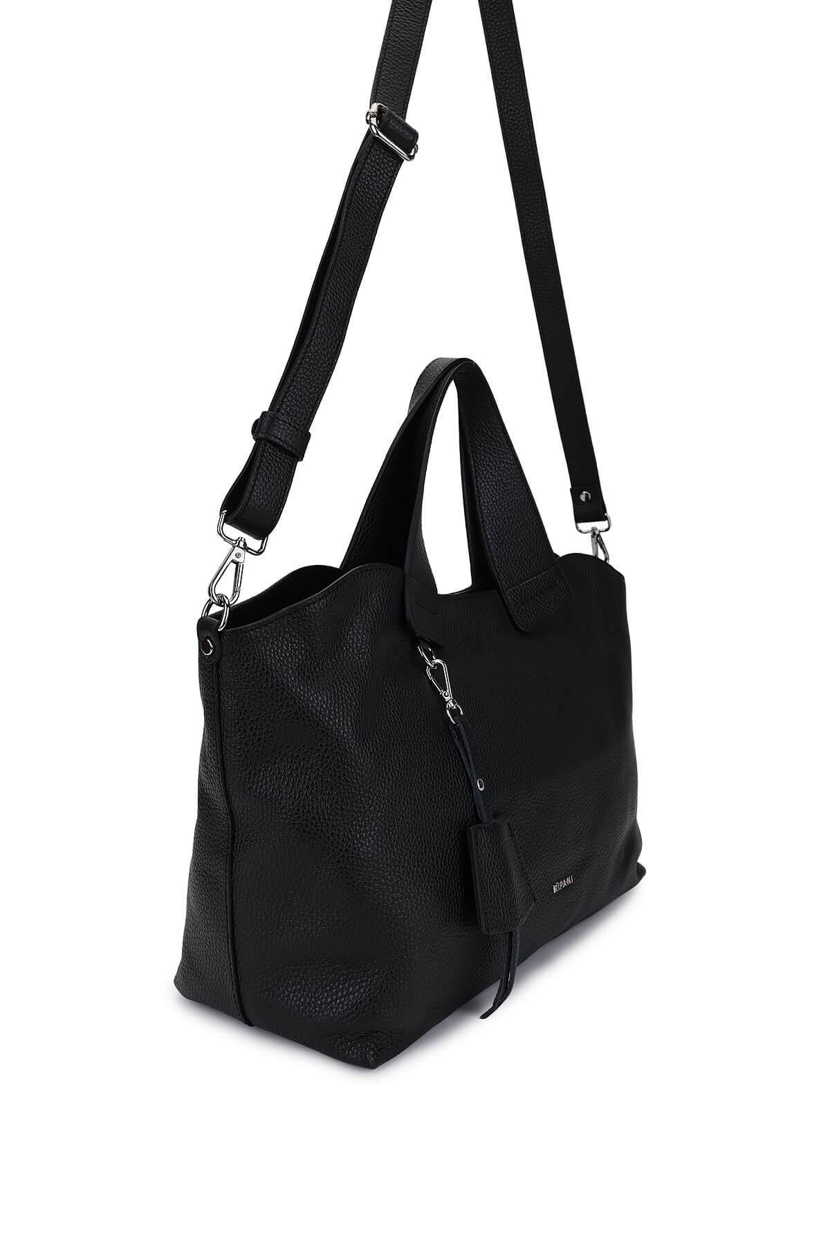 Ripani Kadın Hakiki Deri Siyah Kol Çantası